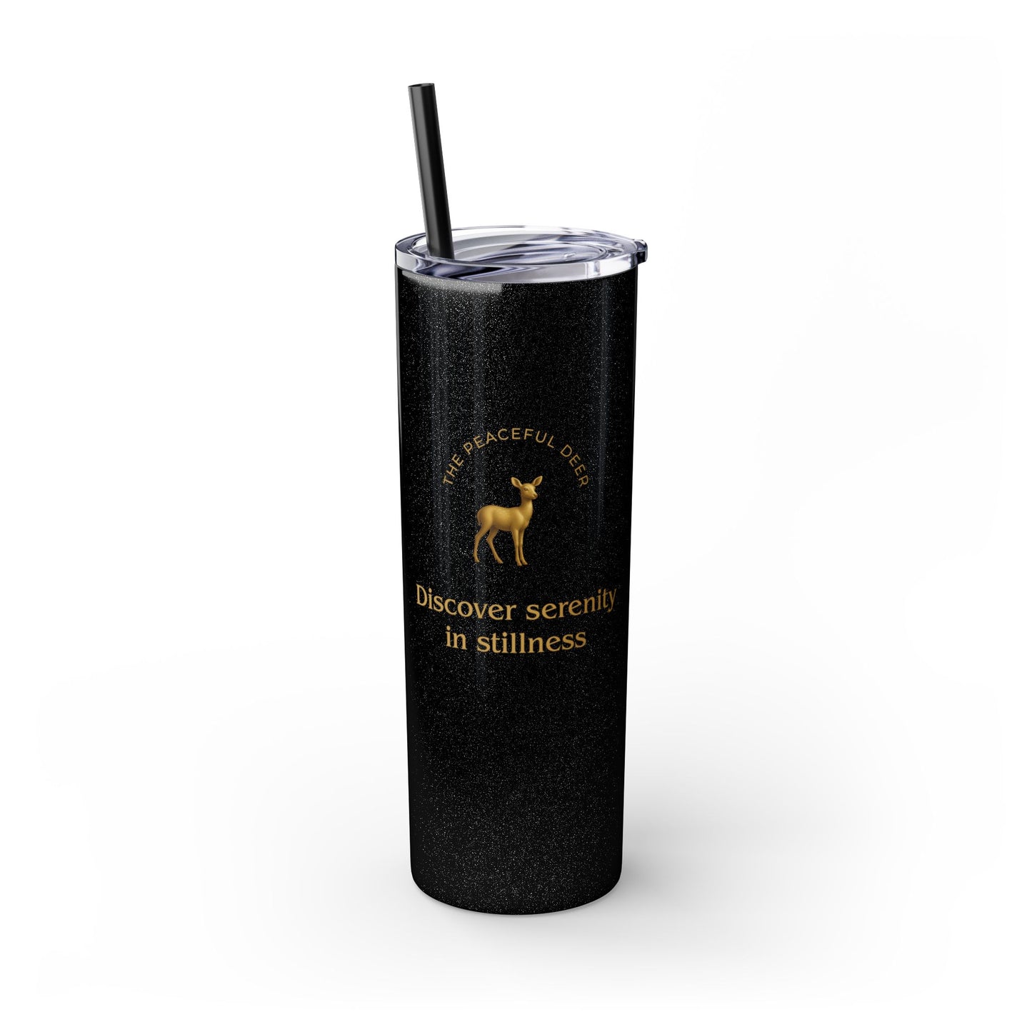 Karma Kups Affirmation Essentials - Deer - Skinny Tumbler with Straw, 20oz