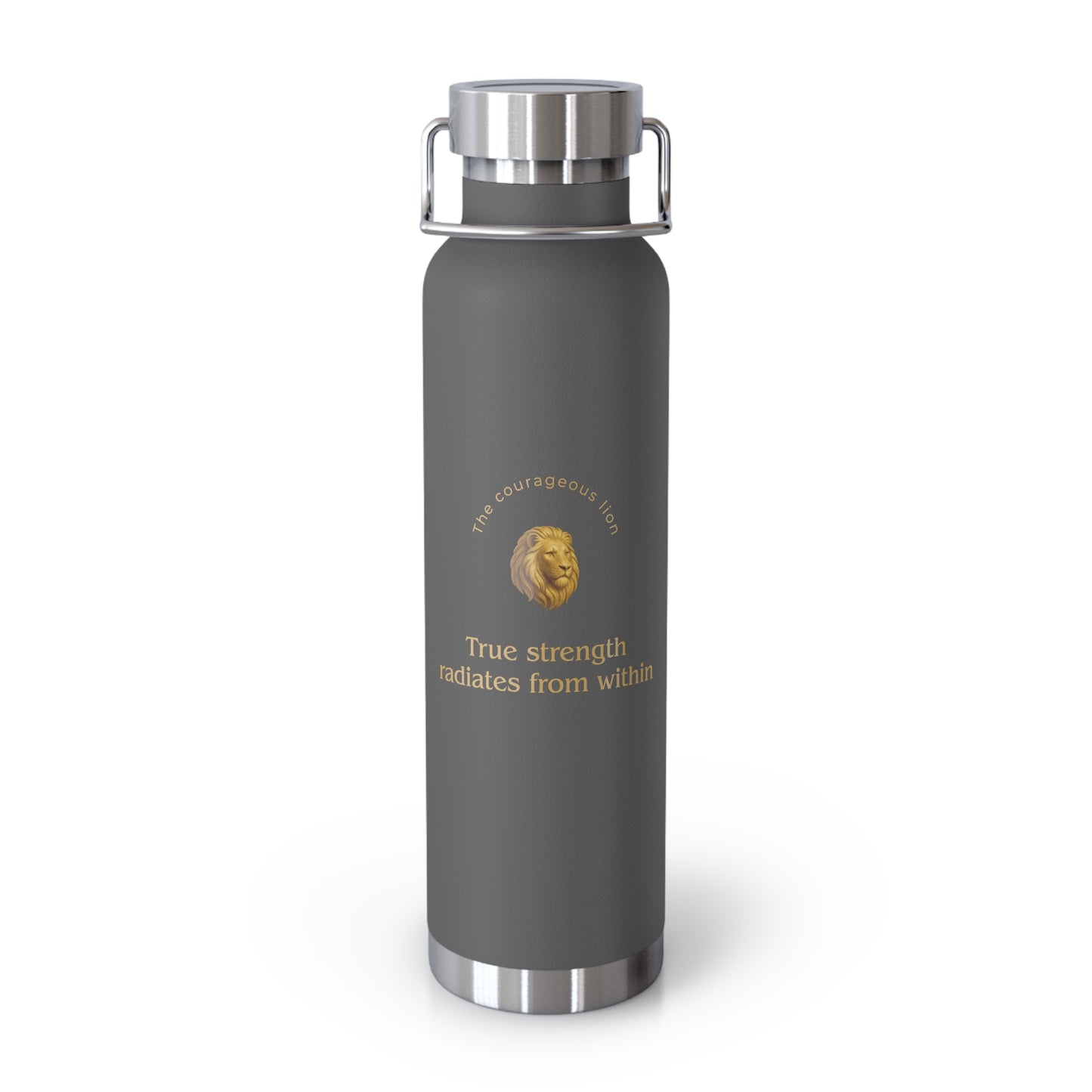 Affirmation Essentials - Lion (The Minimalist) - Copper Vacuum Insulated Canteen, 22oz