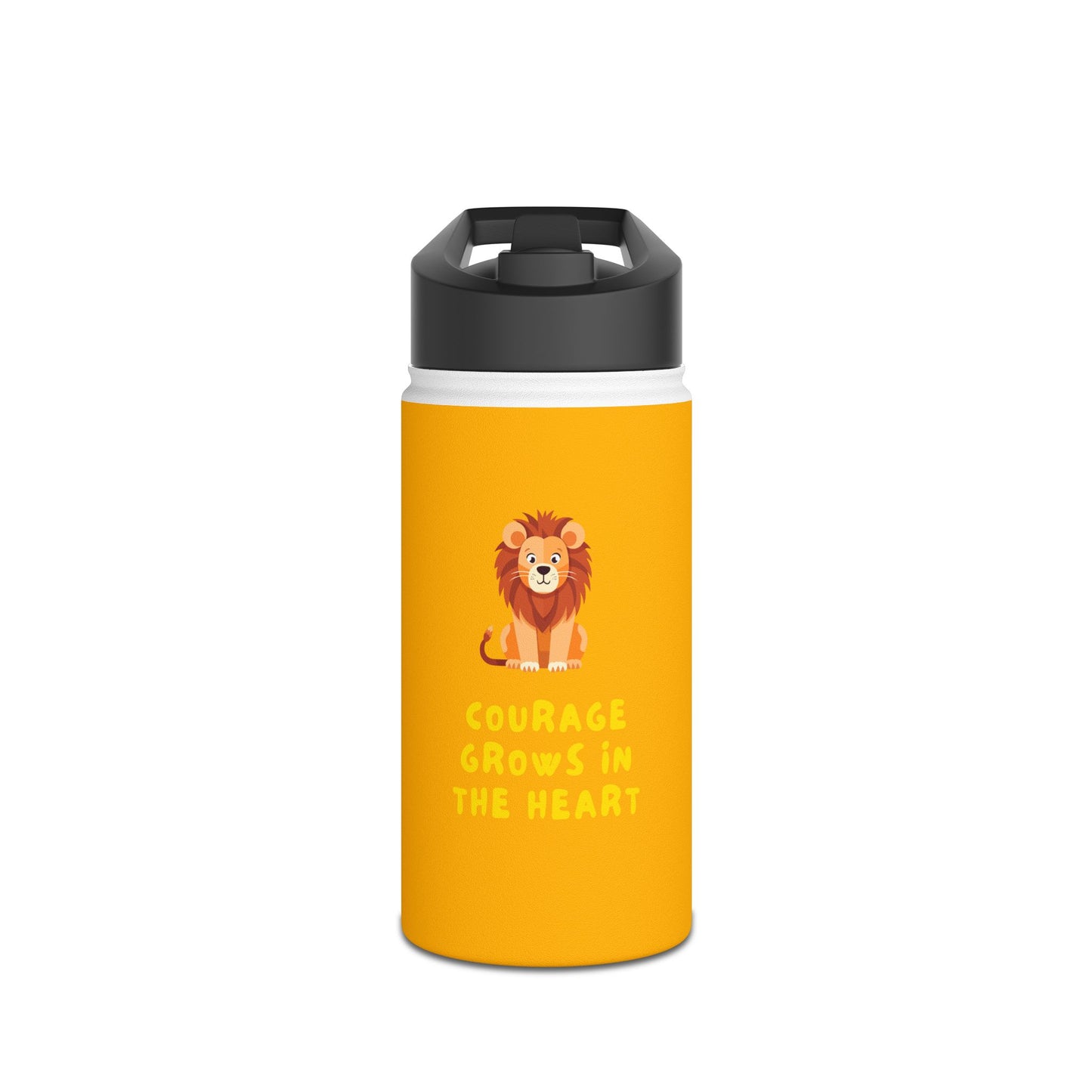 Kids Collection - Courage - Stainless Steel Water Bottle, Standard Lid