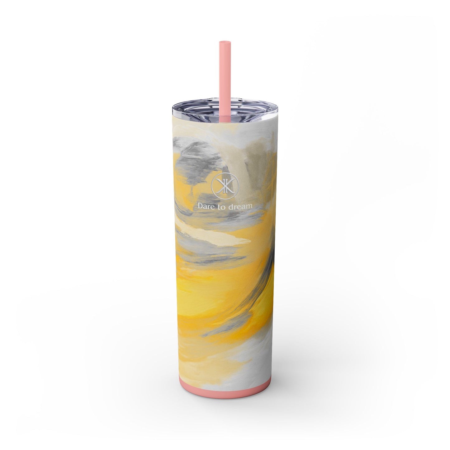 Artist Series - Silver Star - Skinny Tumbler with Straw, 20oz