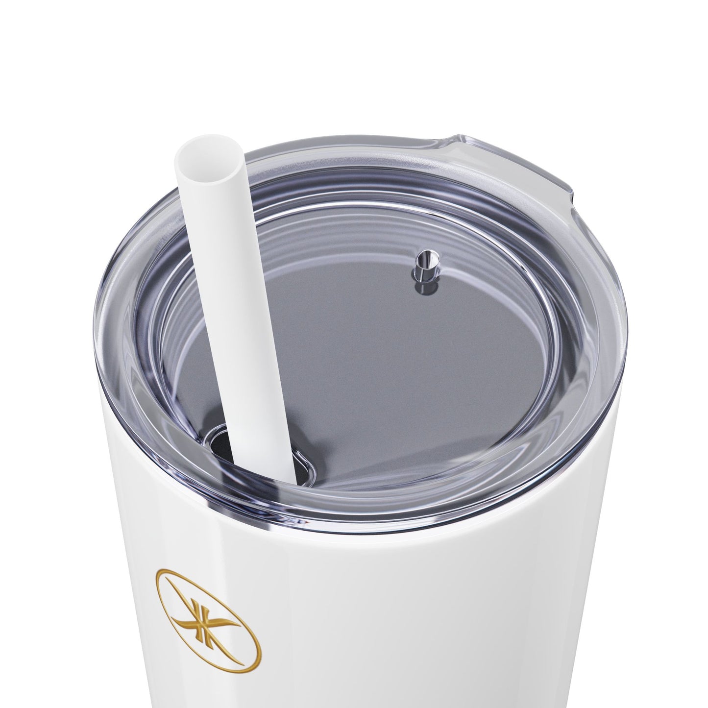 Karma Kups Affirmation Essentials - Dragonfly - Skinny Tumbler with Straw, 20oz