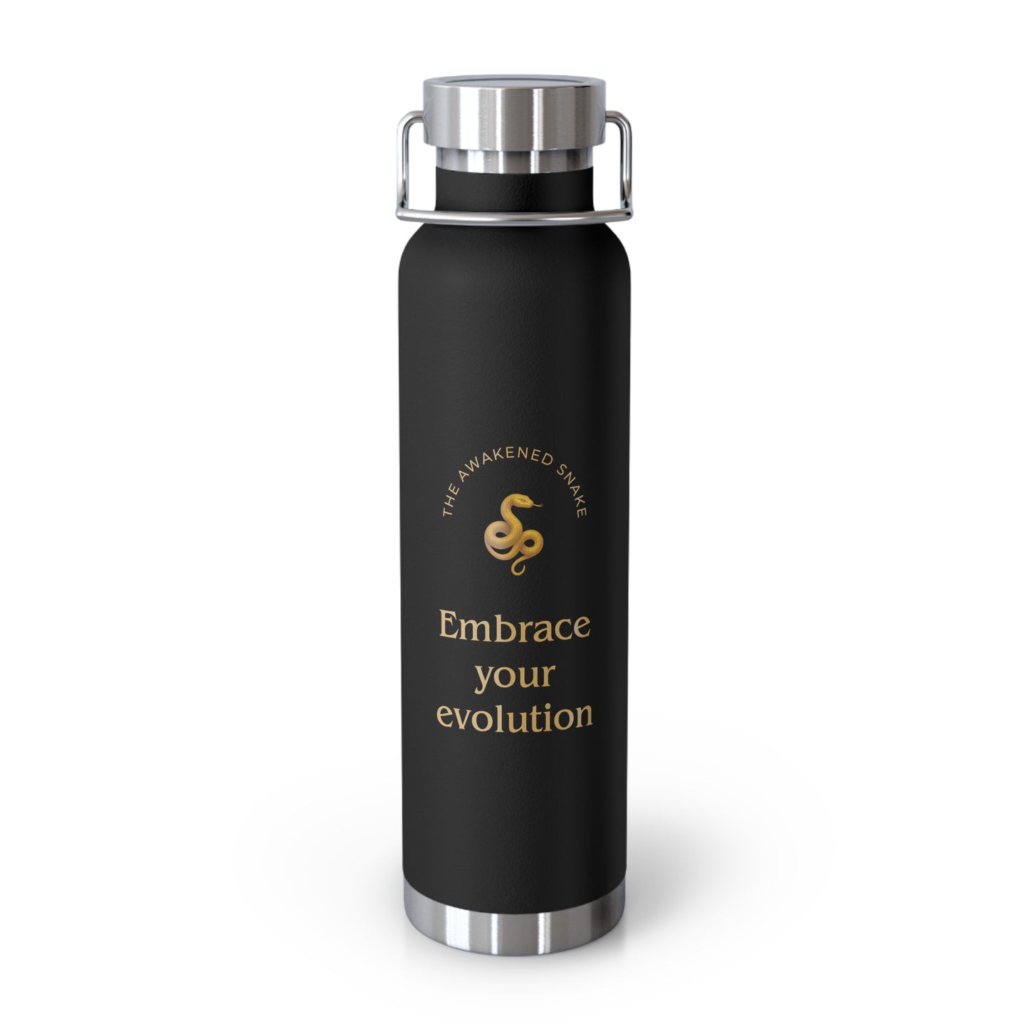 Affirmation Essentials - Snake (Go Bold) - Copper Vacuum Insulated Canteen, 22oz