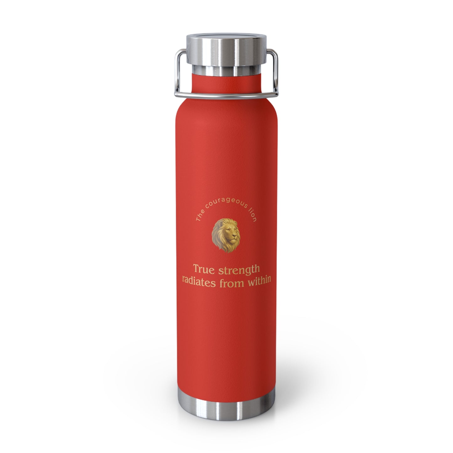 Affirmation Essentials - Lion (The Minimalist) - Copper Vacuum Insulated Canteen, 22oz