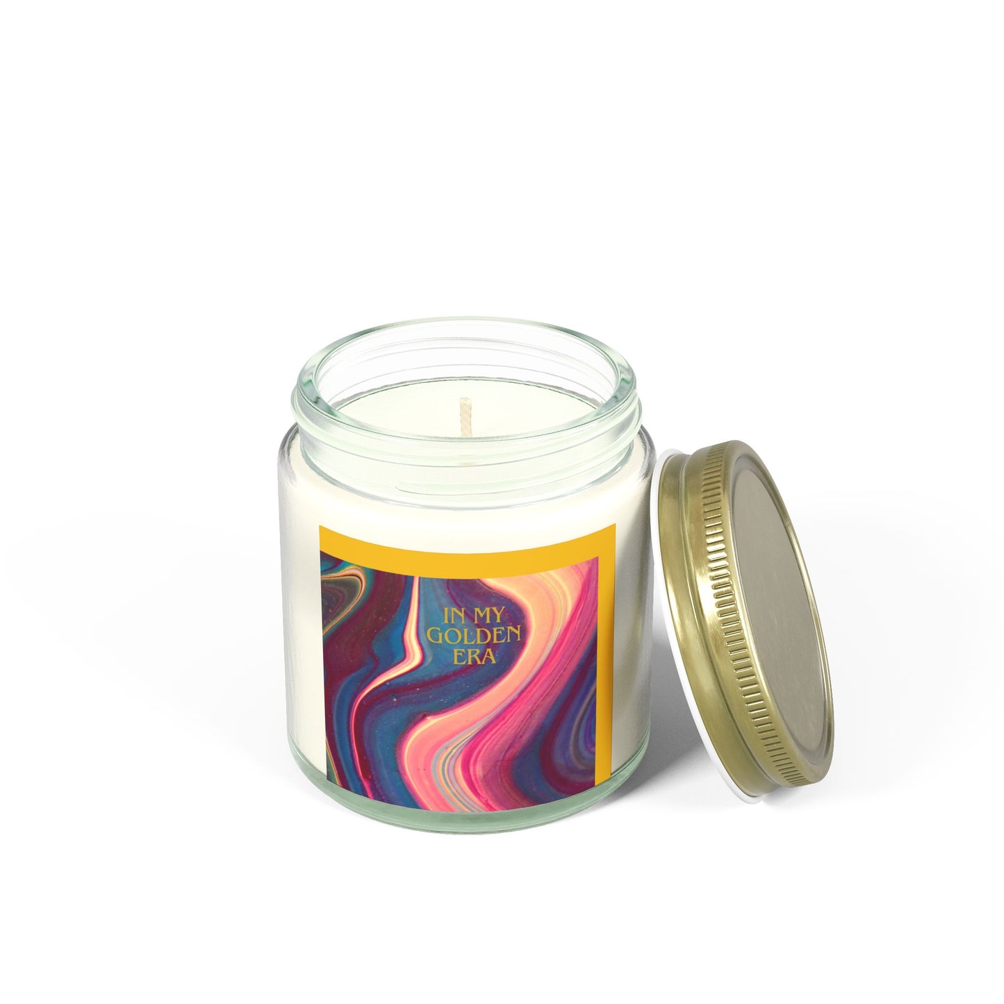 "In My Golden Era" - 9oz Scented Candle in Aromatherapy Jar - Perfect for Self-Care & Spiritual Moments