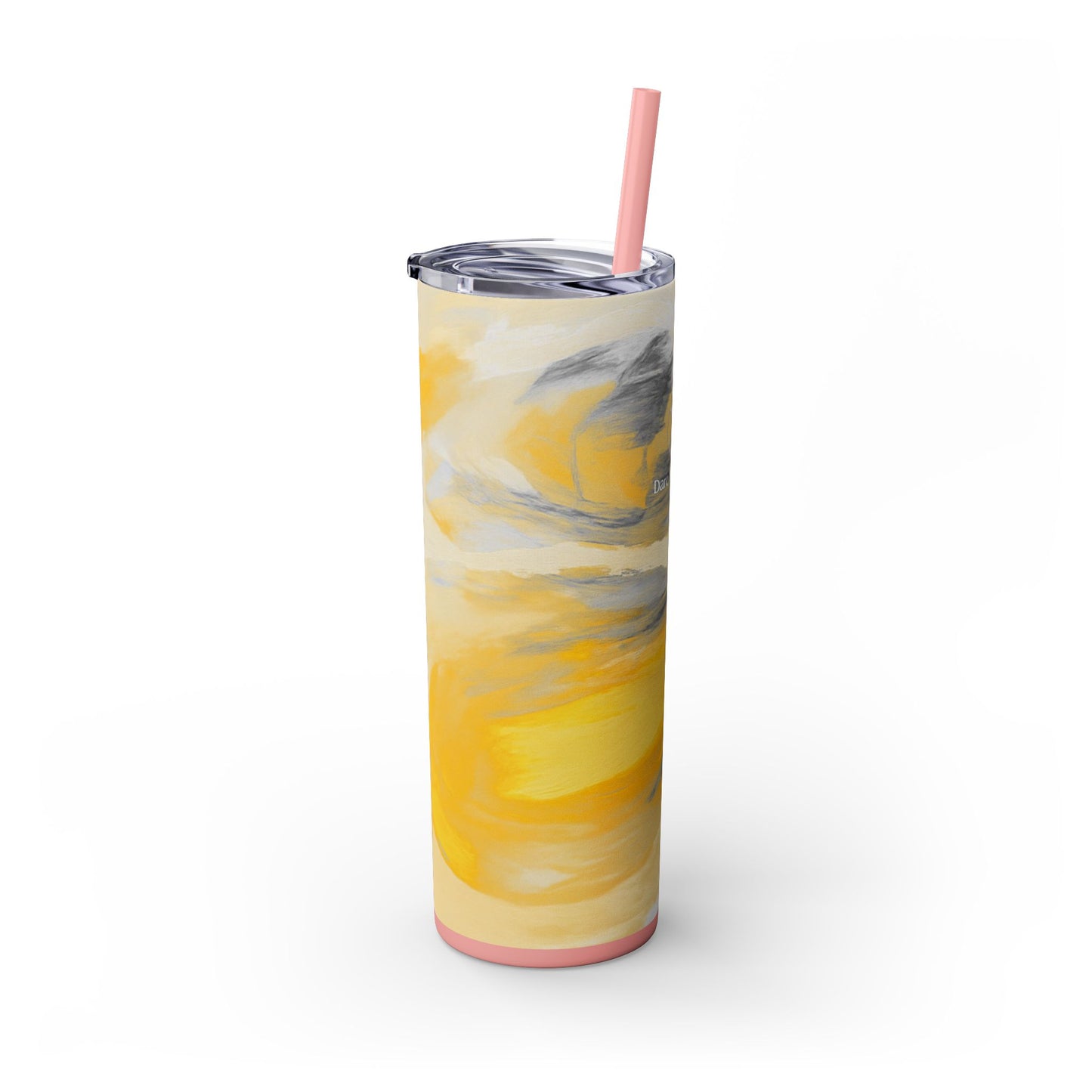 Artist Series - Silver Star - Skinny Tumbler with Straw, 20oz