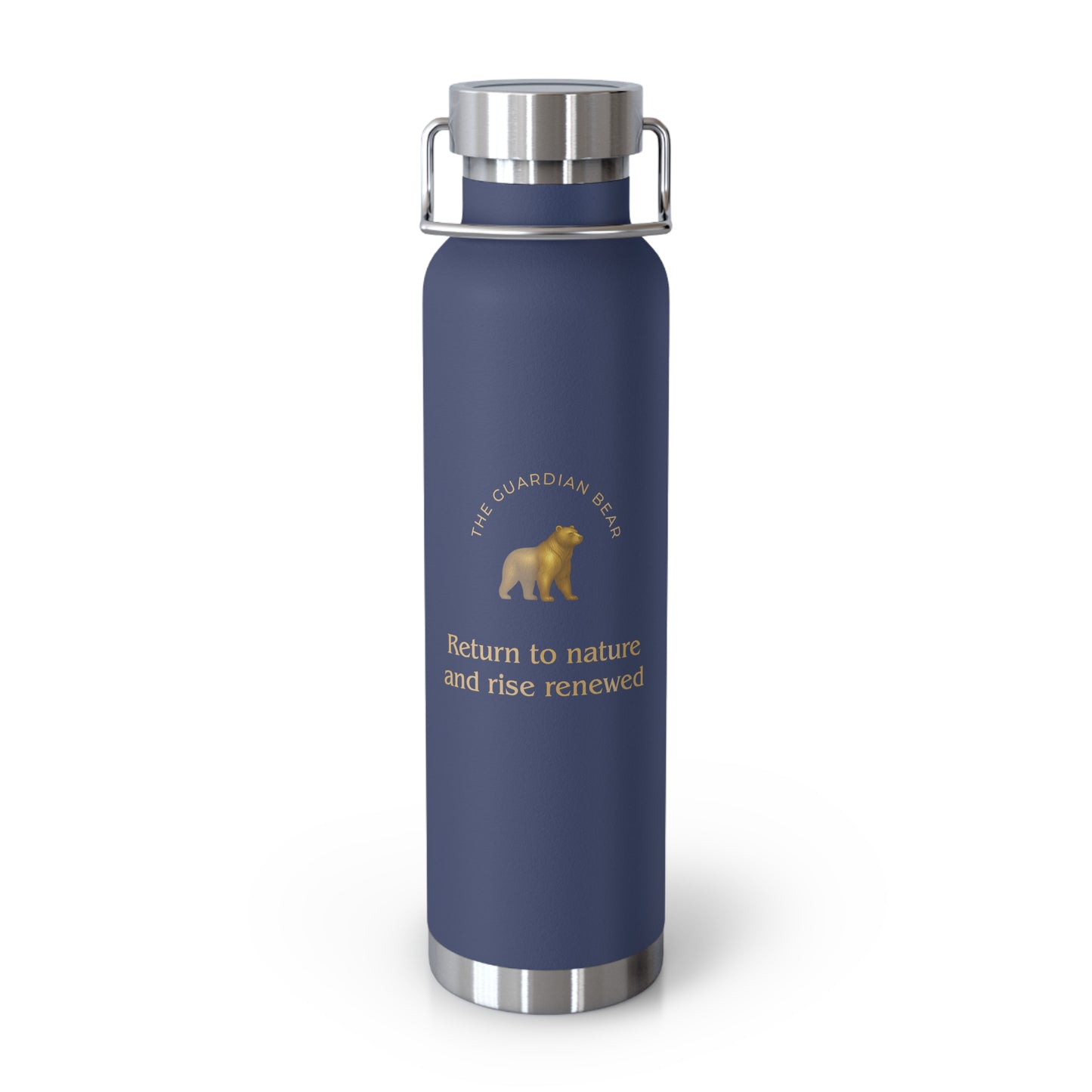 Affirmation Essentials - Bear (The Minimalist) - Copper Vacuum Insulated Canteen, 22oz