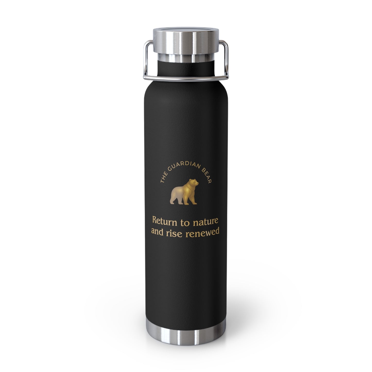 Affirmation Essentials - Bear (The Minimalist) - Copper Vacuum Insulated Canteen, 22oz