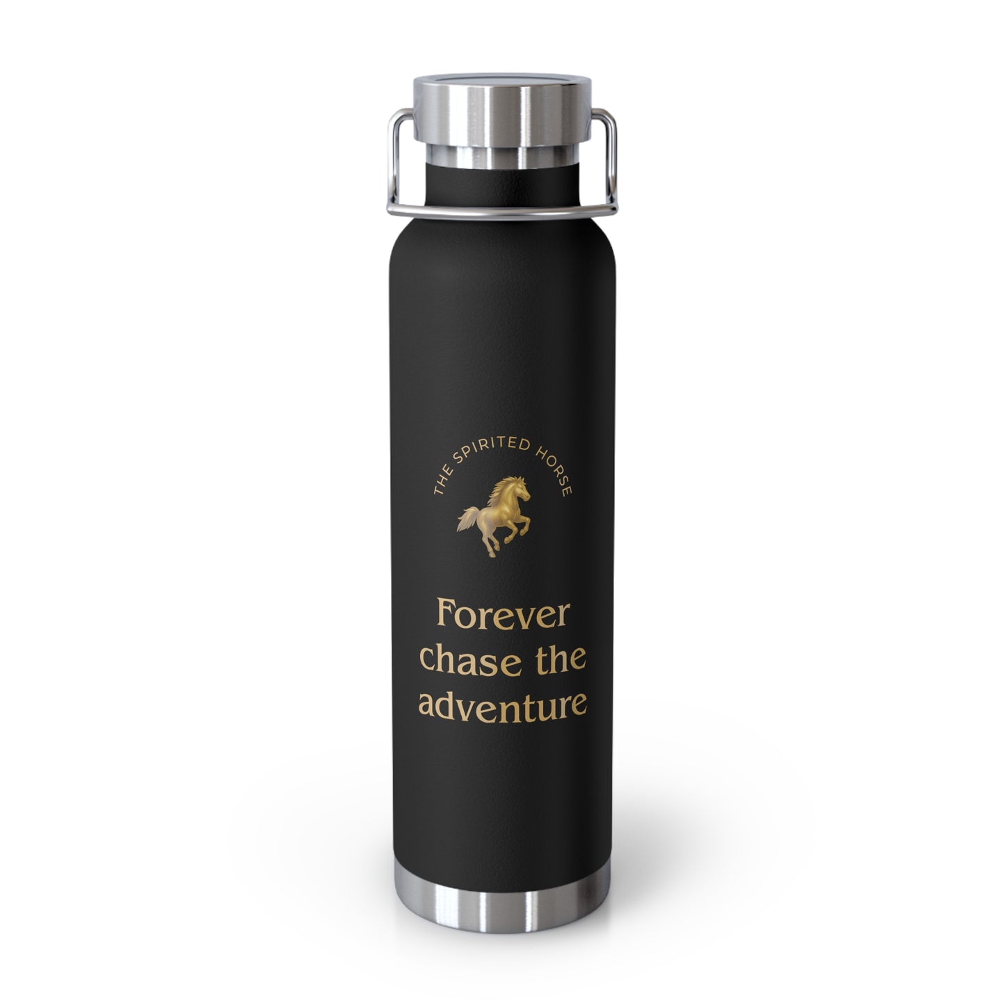 Affirmation Essentials - Horse (Go Bold) - Copper Vacuum Insulated Canteen, 22oz