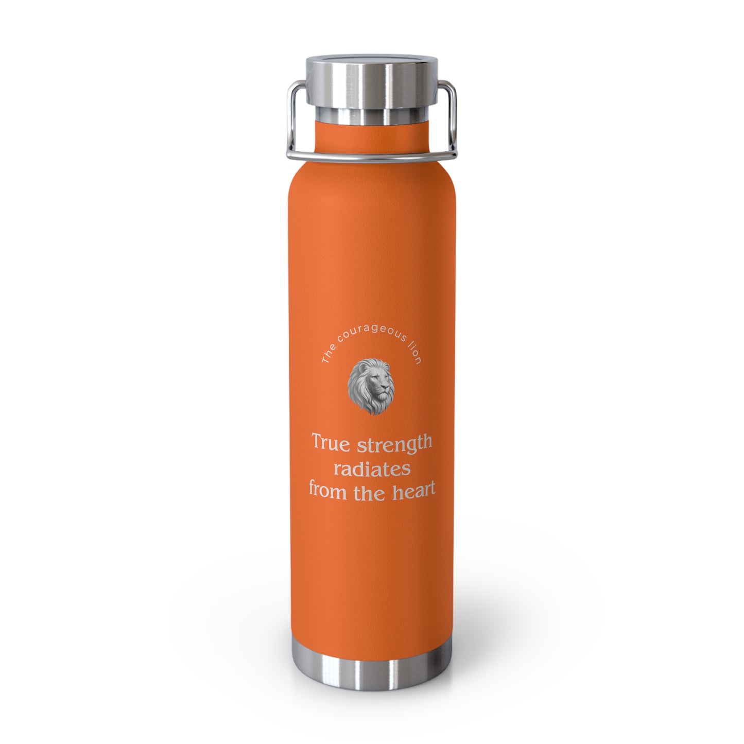 Affirmation Essentials - Lion (Go Bold) - Copper Vacuum Insulated Canteen, 22oz