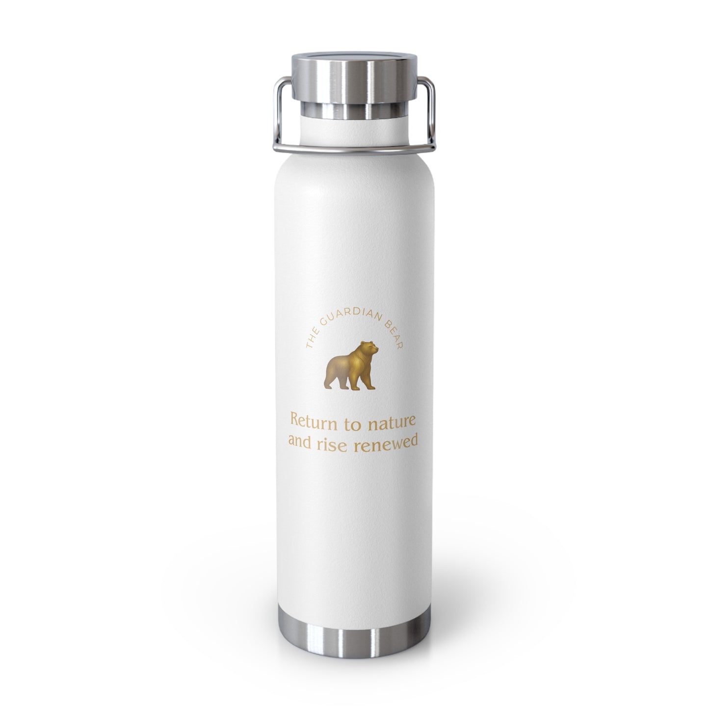 Affirmation Essentials - Bear (The Minimalist) - Copper Vacuum Insulated Canteen, 22oz