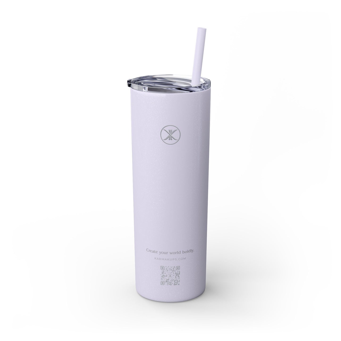 Karma Kups Affirmation Essentials - Phoenix - Skinny Tumbler with Straw, 20oz