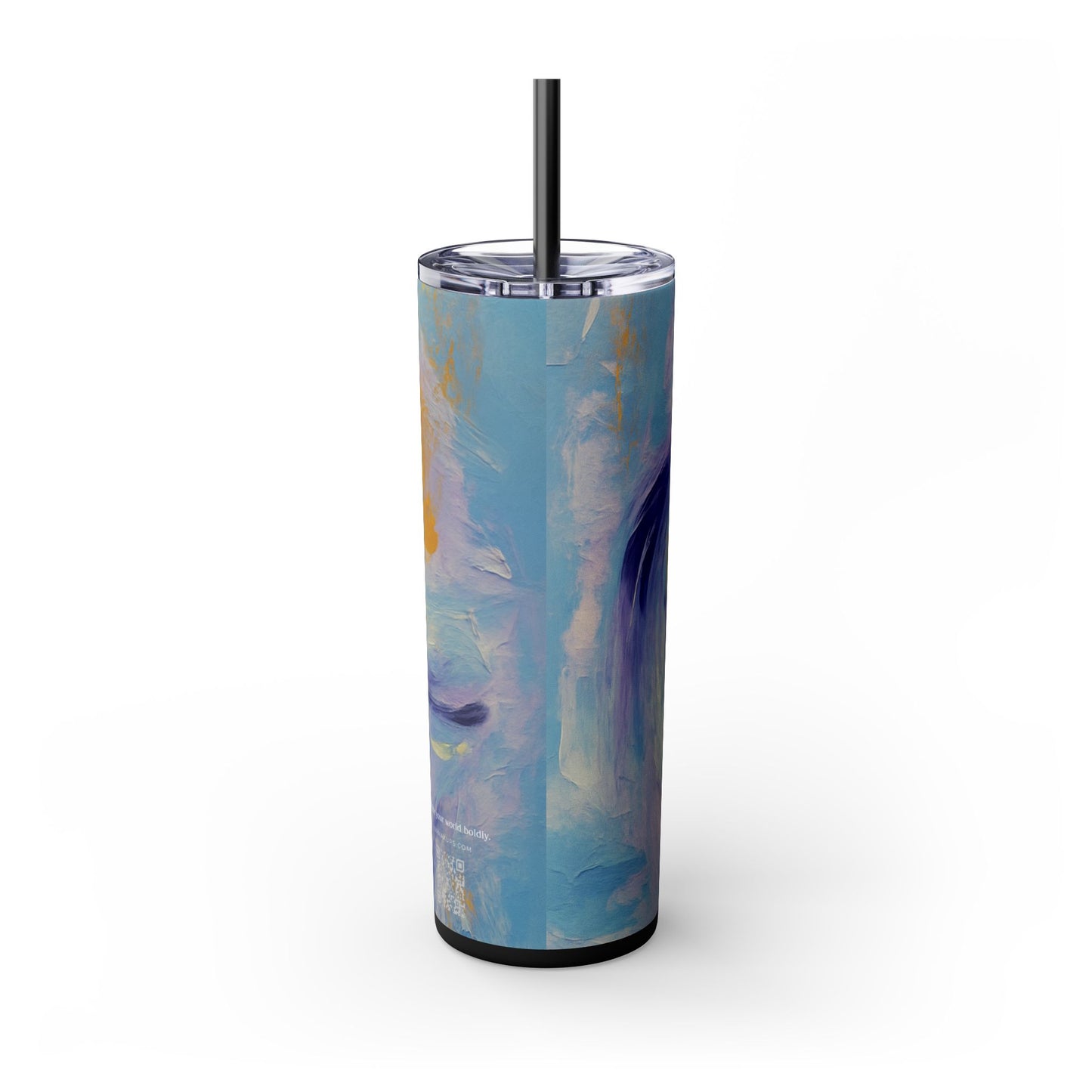 Artist Series - Cool Collective - Skinny Tumbler with Straw, 20oz