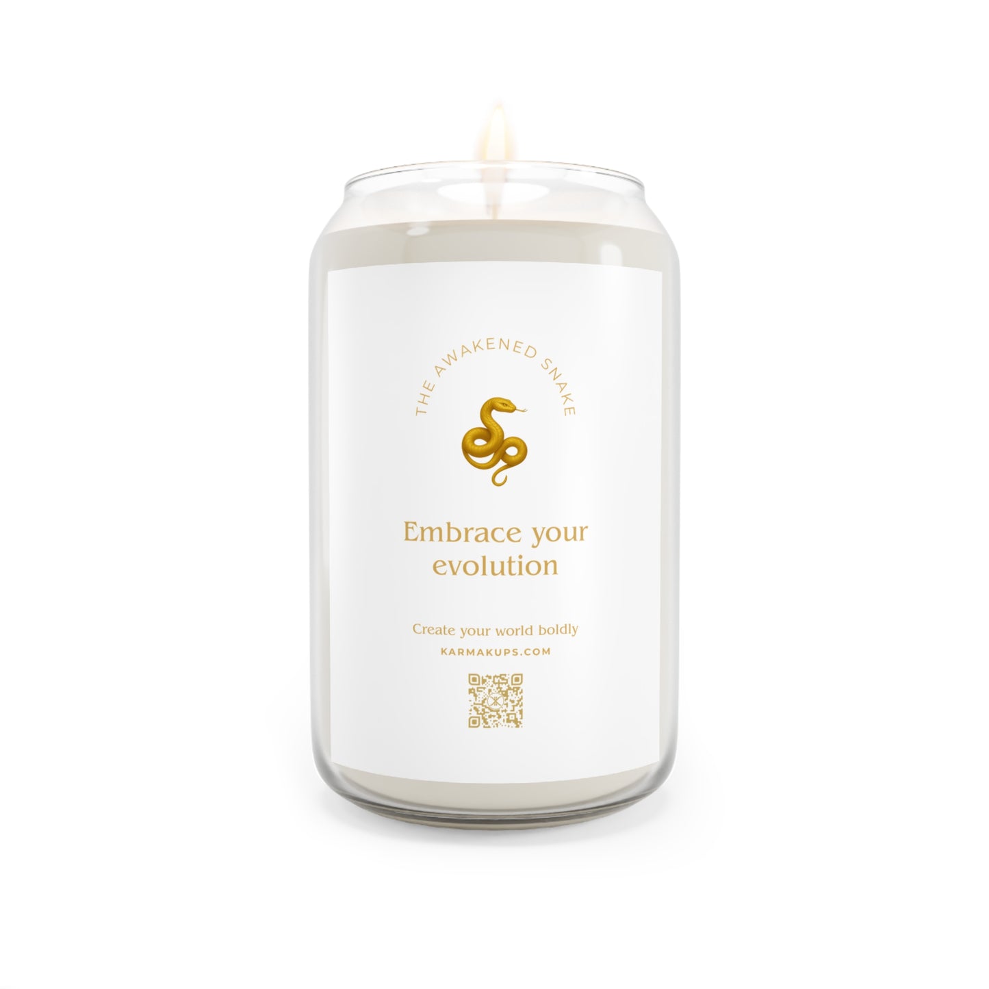Karma Kandles - Snake - Scented Soy Candles, 13.75oz