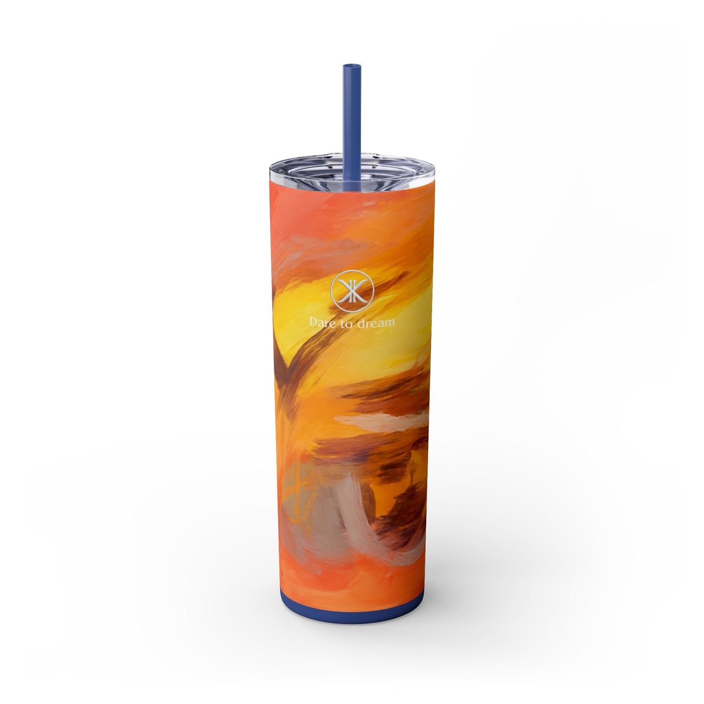 Artist Series - Golden Ray - Skinny Tumbler with Straw, 20oz