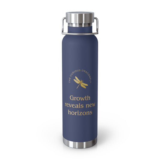 Affirmation Essentials - Dragonfly (Go Bold) - Copper Vacuum Insulated Canteen, 22oz