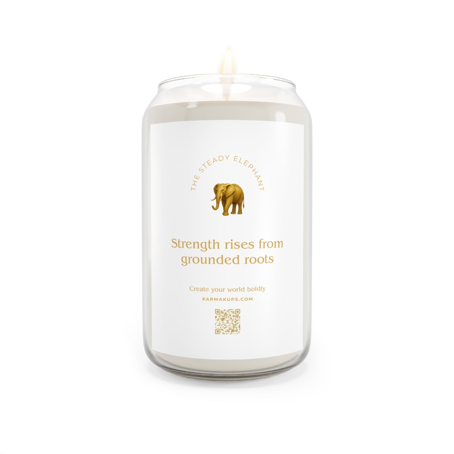Karma Kandles - Elephant - Scented Soy Candles, 13.75oz