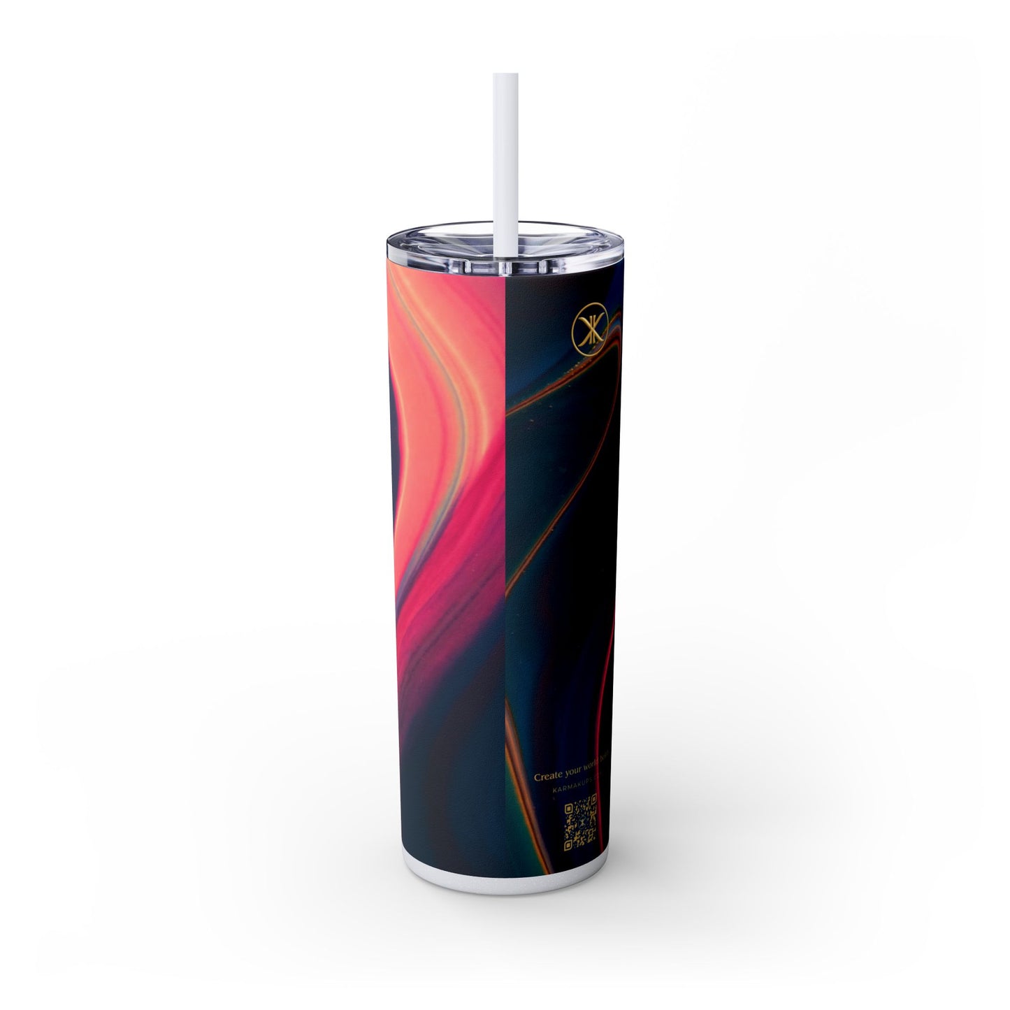 Skinny Tumbler with Straw, 20oz