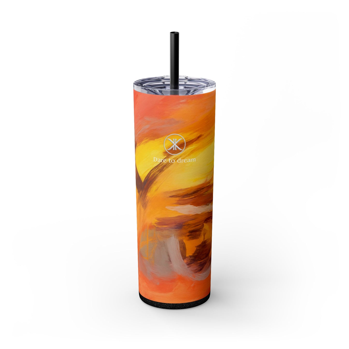 Artist Series - Golden Ray - Skinny Tumbler with Straw, 20oz