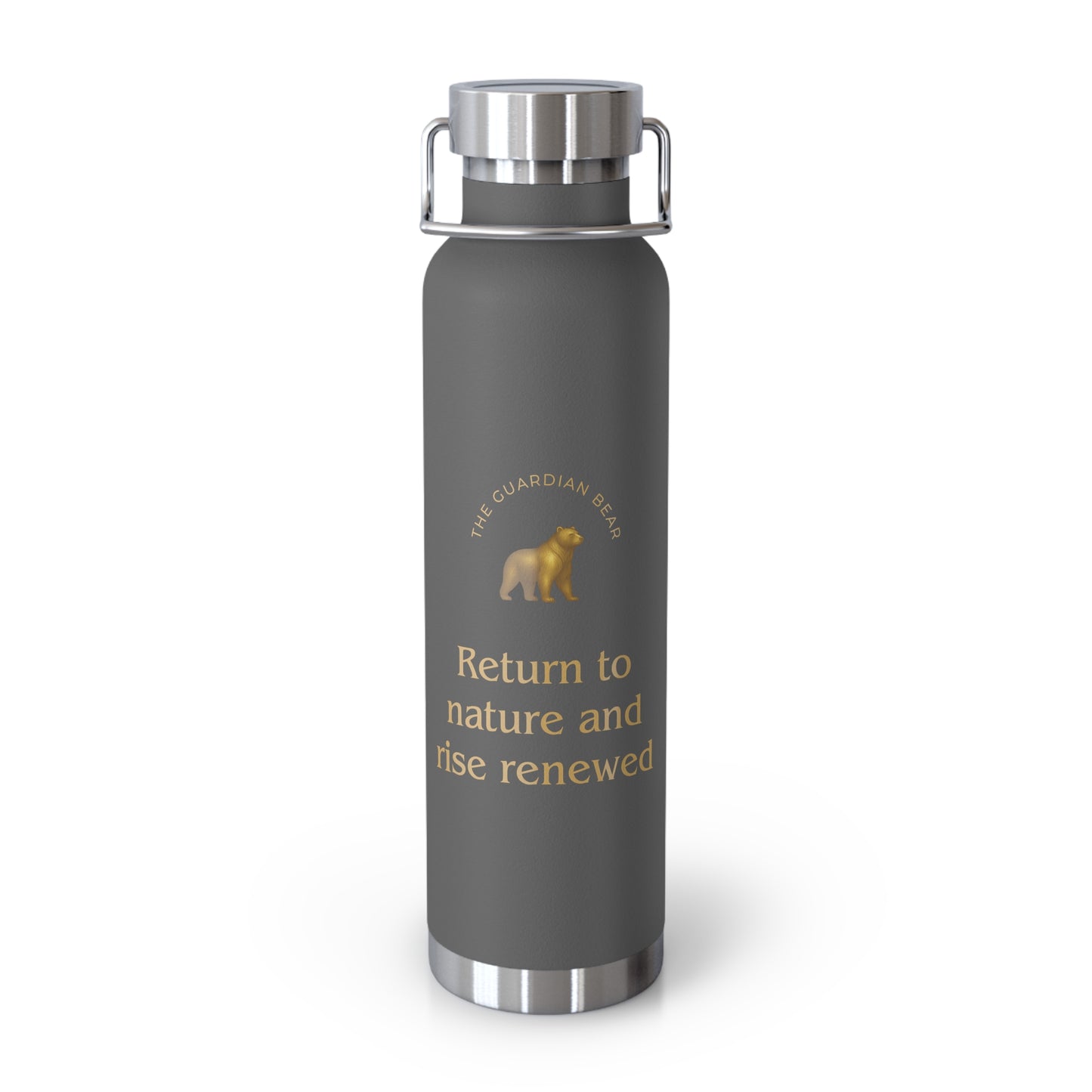 Affirmation Essentials - Bear (Go Bold) - Copper Vacuum Insulated Canteen, 22oz