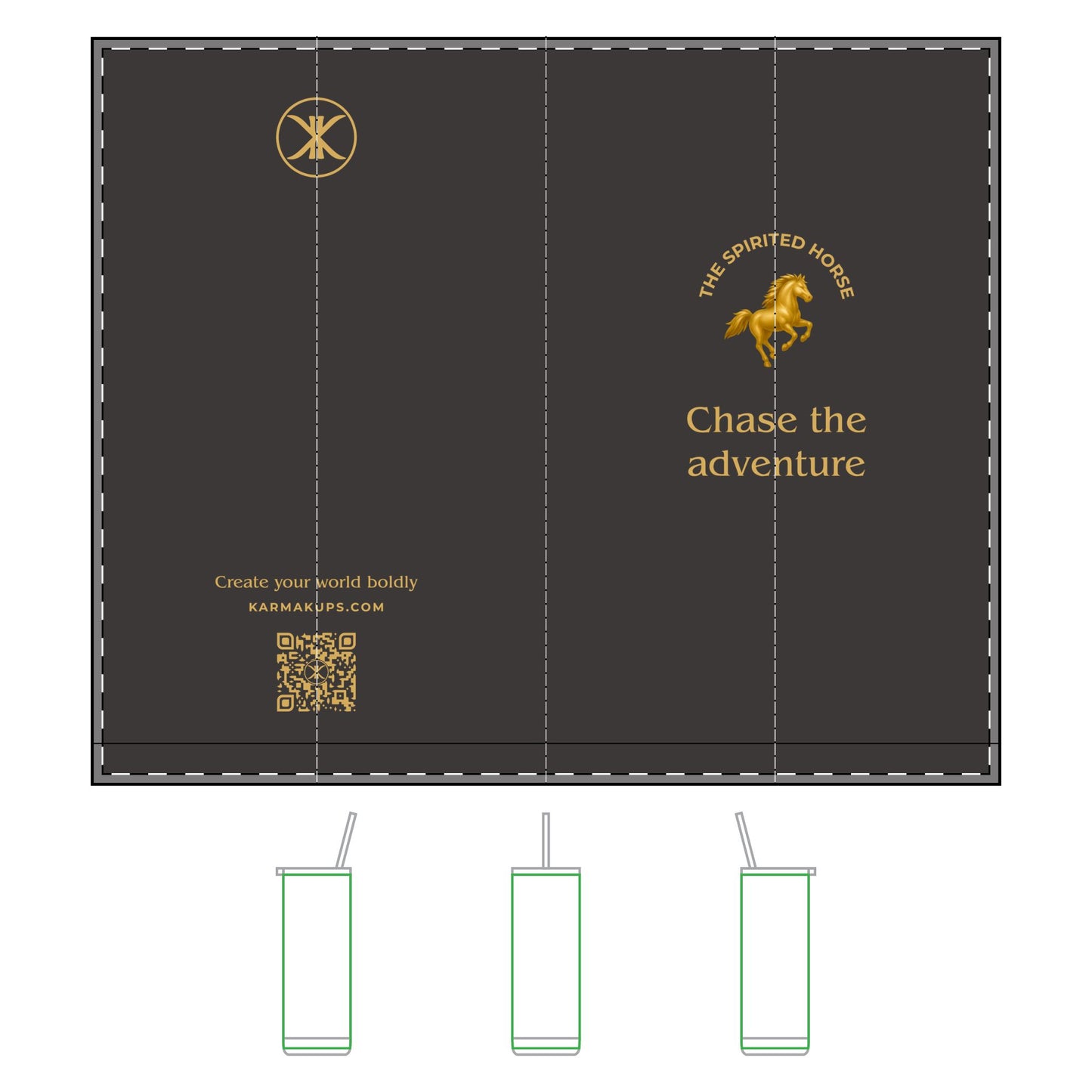 Affirmation Essentials - Horse - Maker Sip Tumbler,  20oz