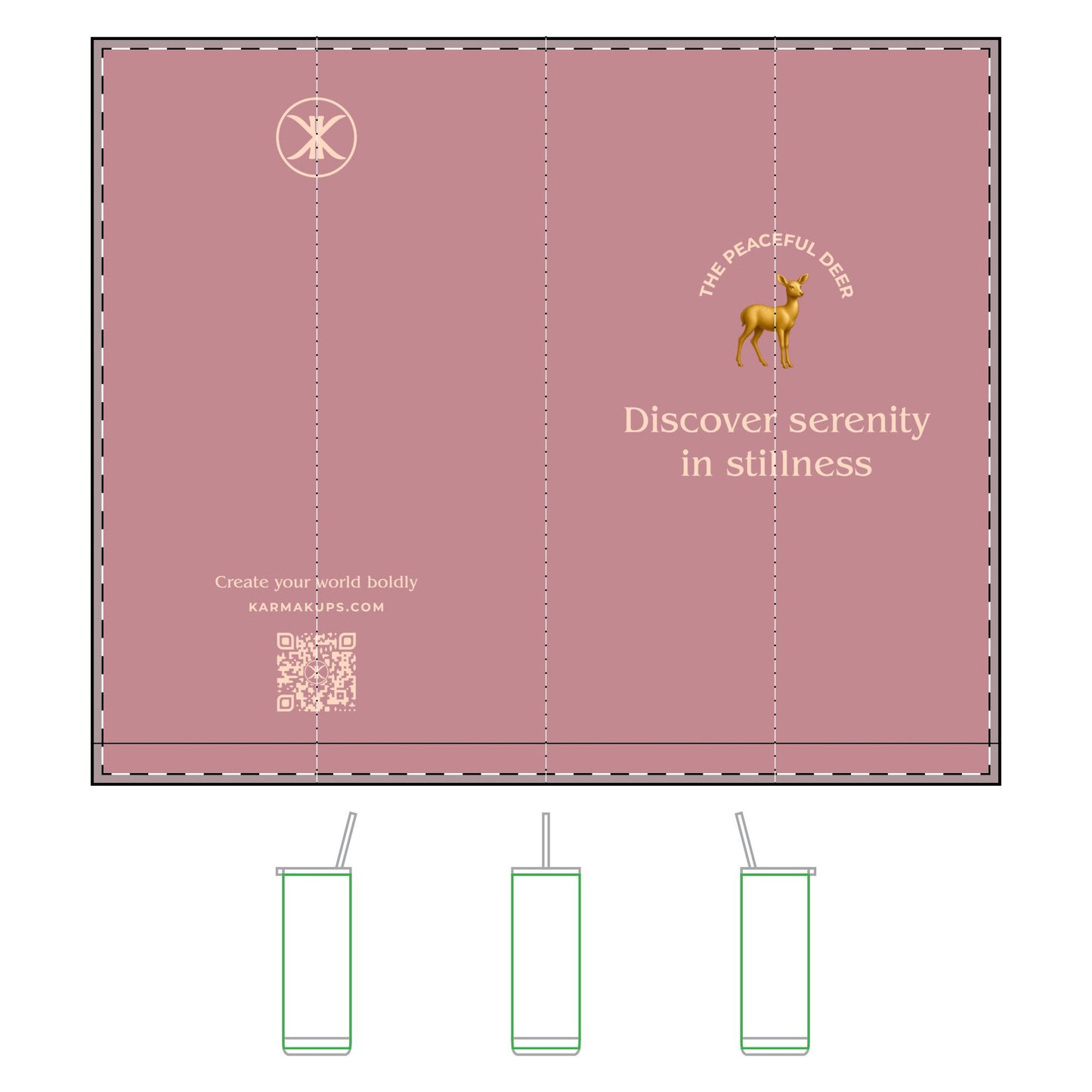Affirmation Essentials - Deer - Maker Sip Tumbler,  20oz
