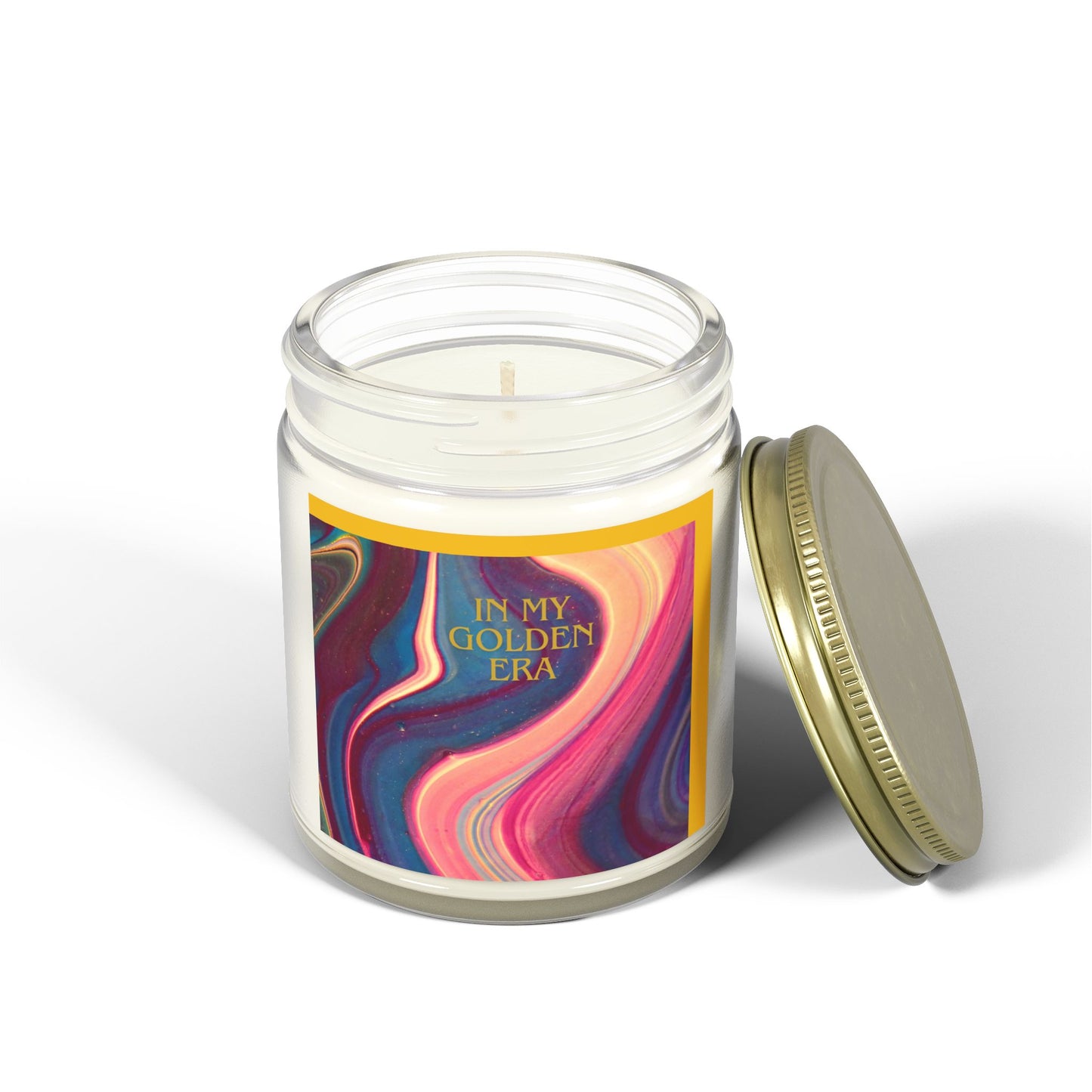 "In My Golden Era"  - 9oz Scented Candle in Aromatherapy Jar - Perfect for Self-Care & Spiritual Moments