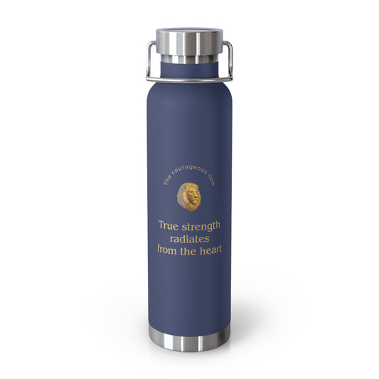 Affirmation Essentials - Lion (Go Bold) - Copper Vacuum Insulated Canteen, 22oz