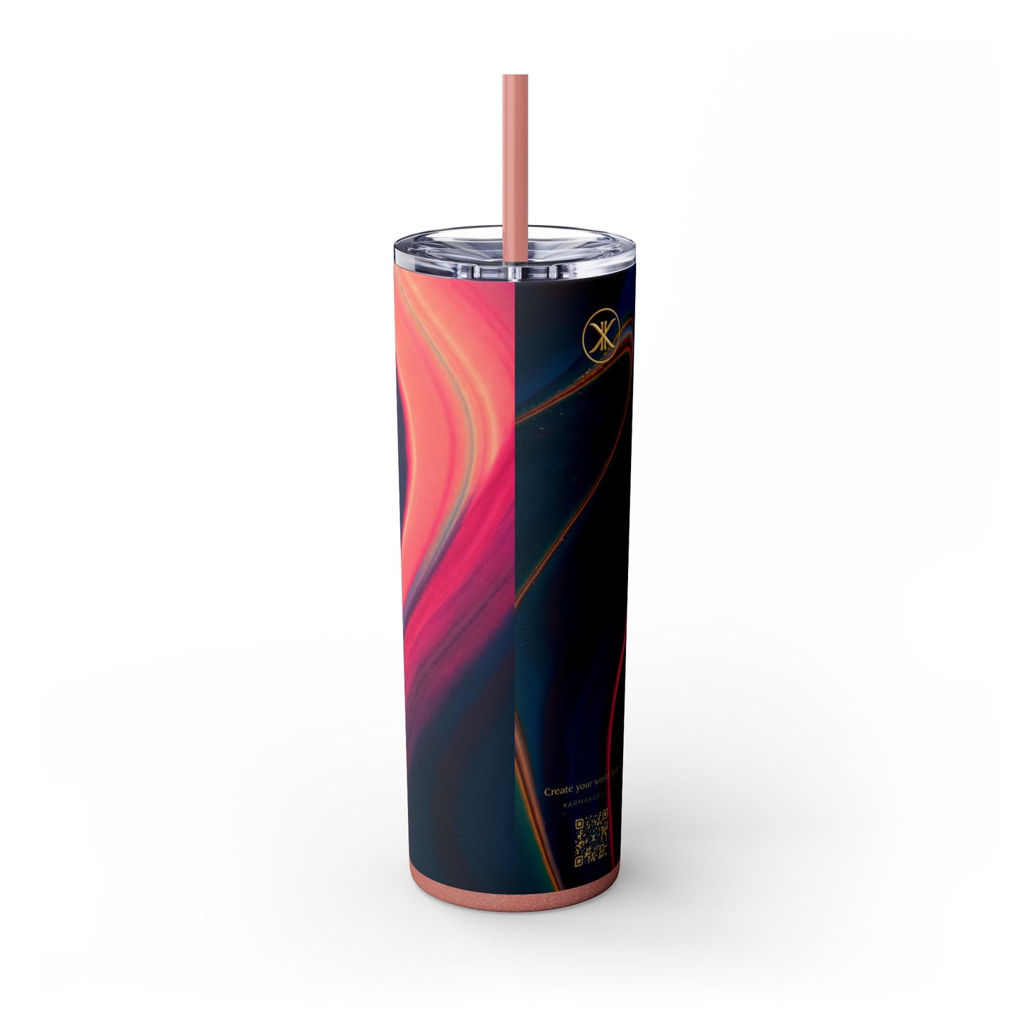 Skinny Tumbler with Straw, 20oz