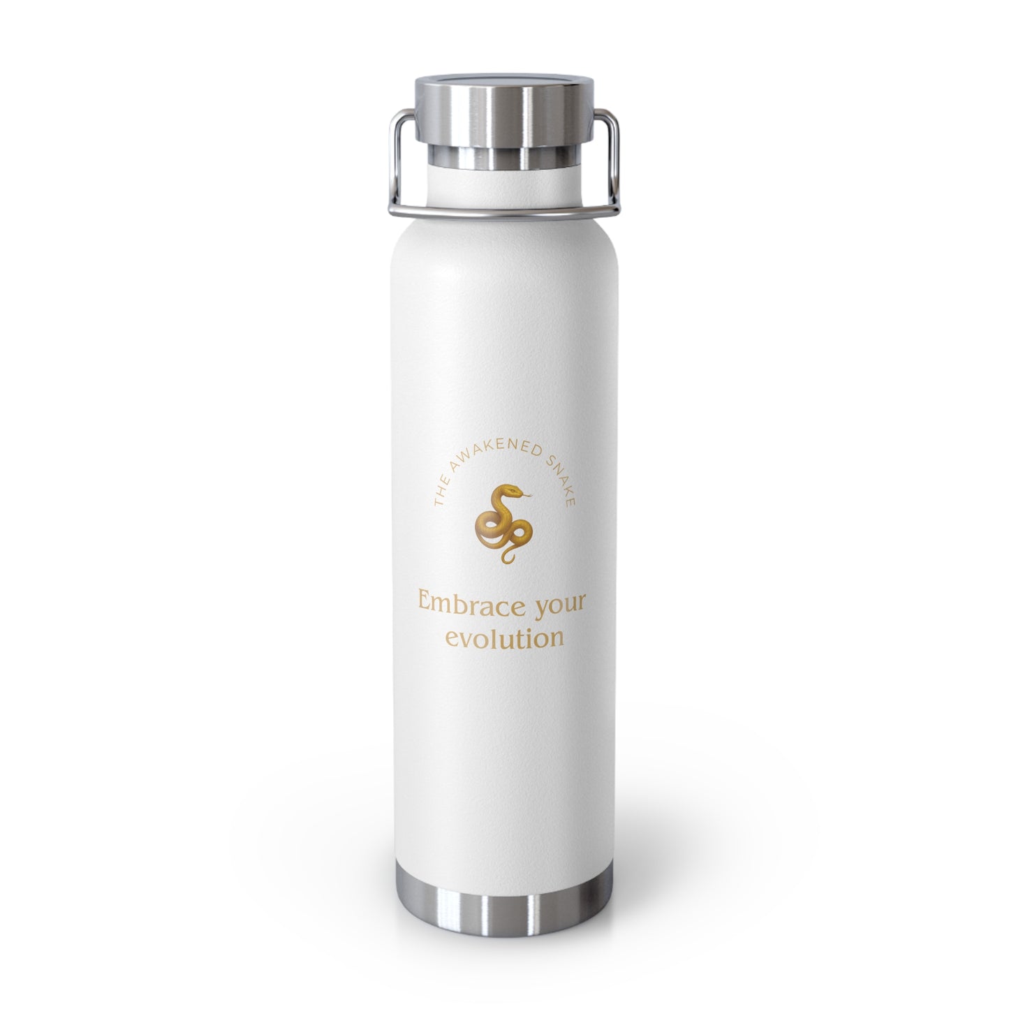 Affirmation Essentials - Snake (The Minimalist) - Copper Vacuum Insulated Canteen, 22oz