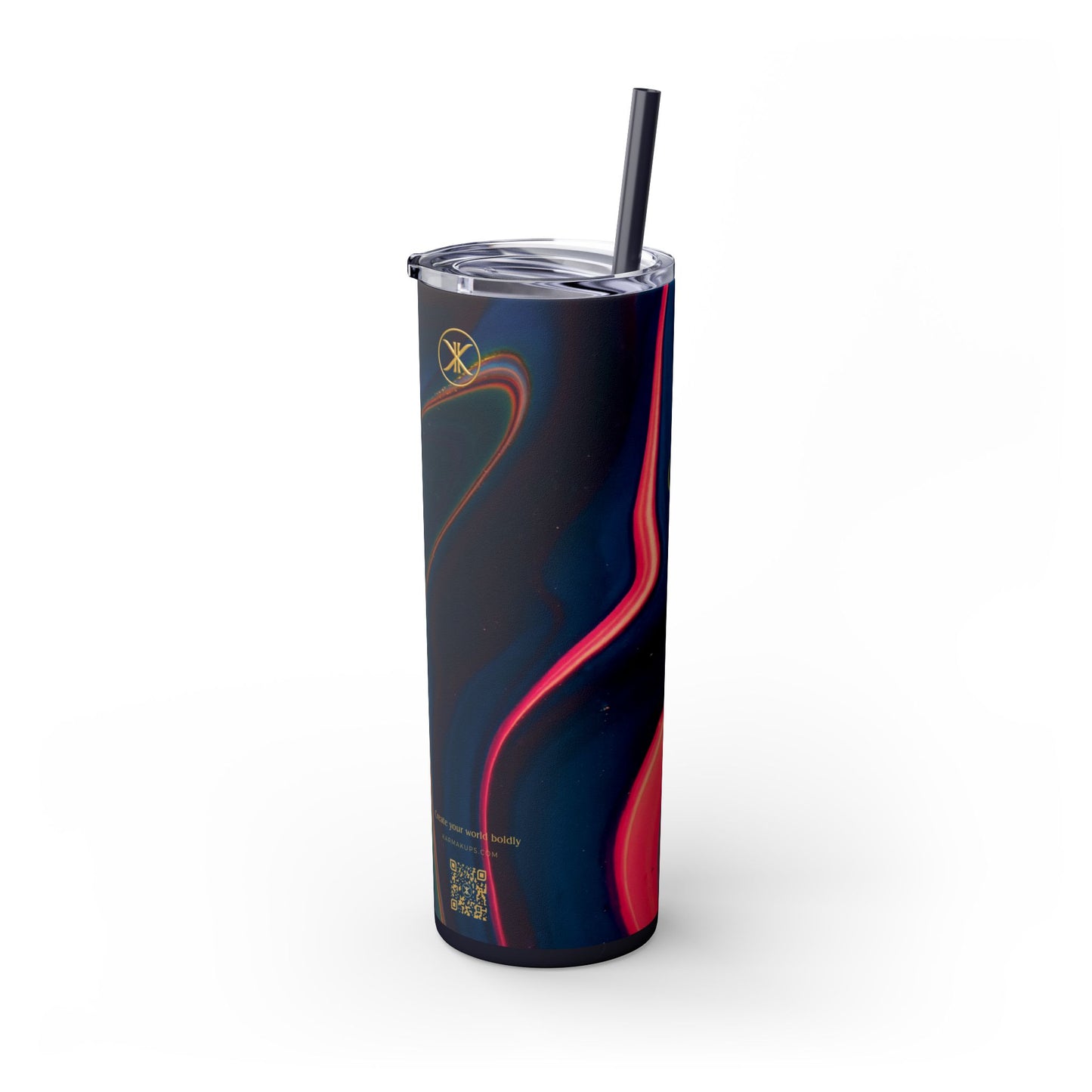 Skinny Tumbler with Straw, 20oz