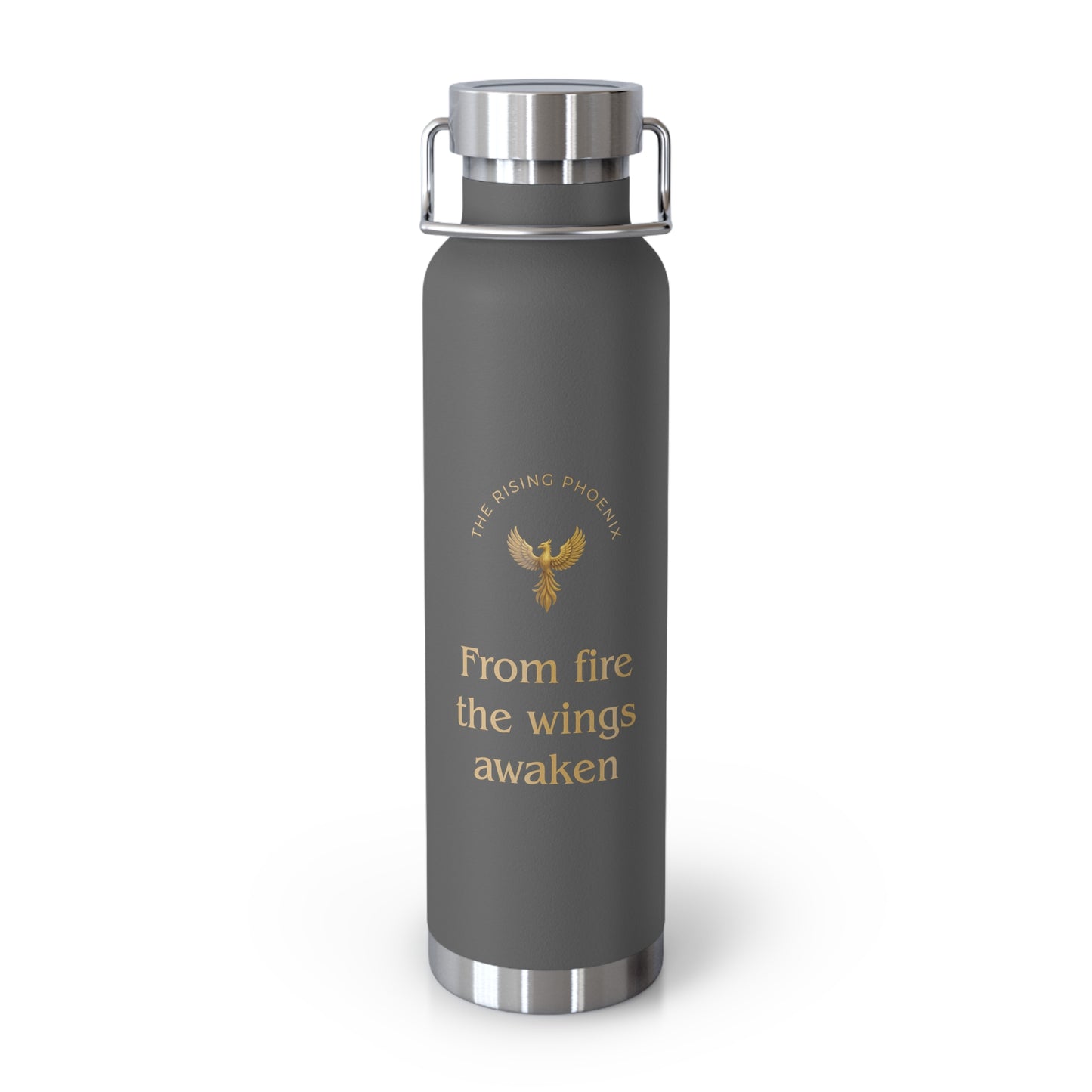 Affirmation Essentials - Phoenix (Go Bold) - Copper Vacuum Insulated Canteen, 22oz