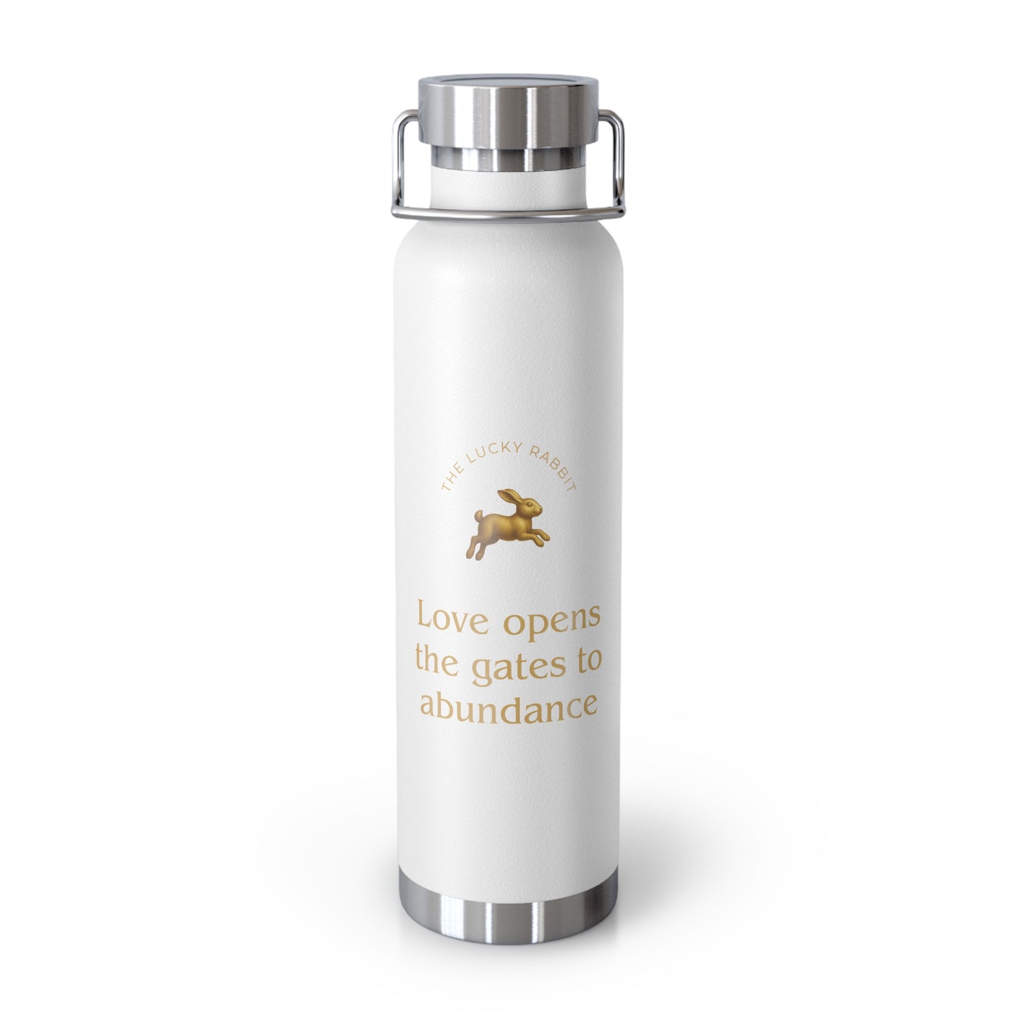 Affirmation Essentials - Rabbit (Go Bold) - Copper Vacuum Insulated Canteen, 22oz