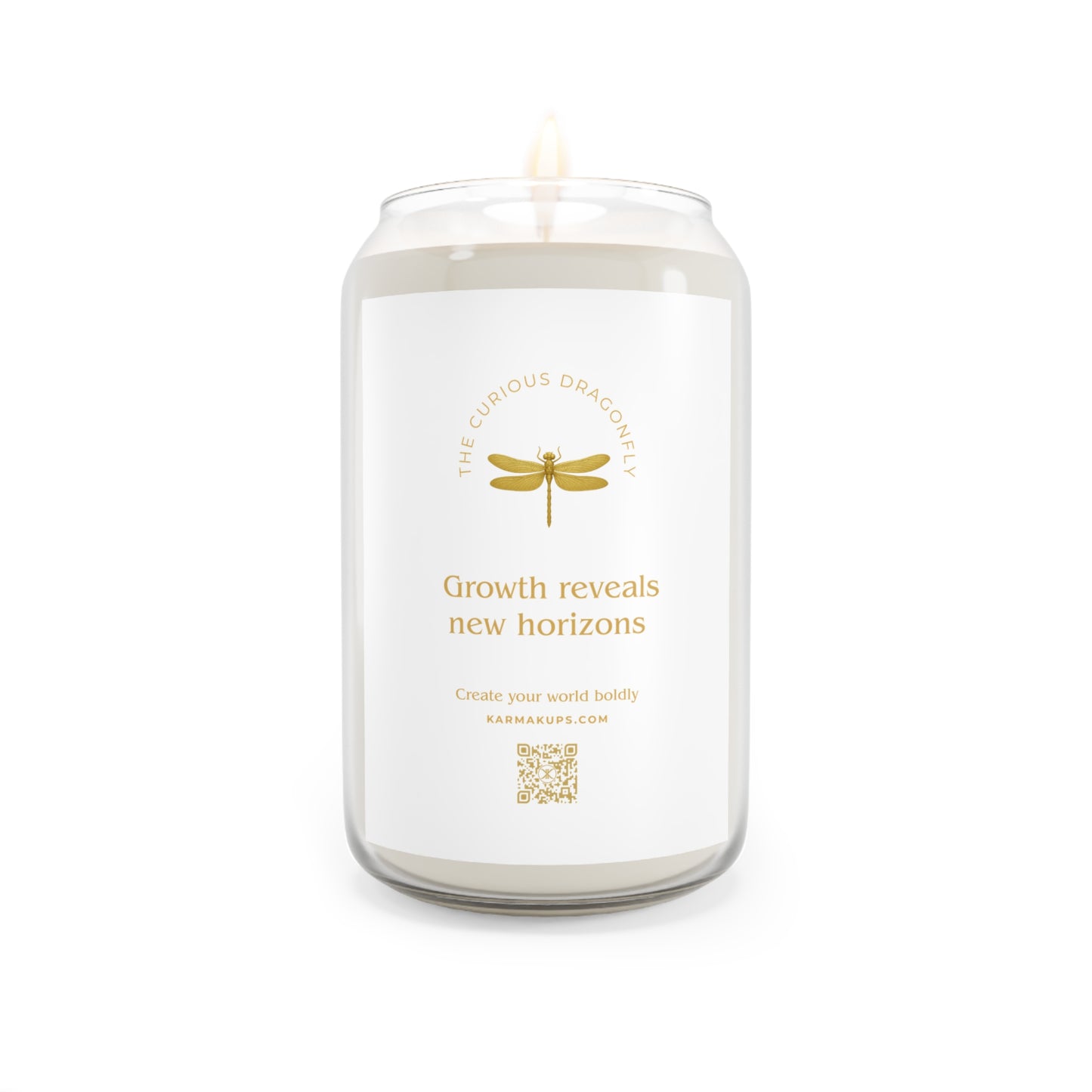 Karma Kandles - Dragonfly - Scented Soy Candles, 13.75oz