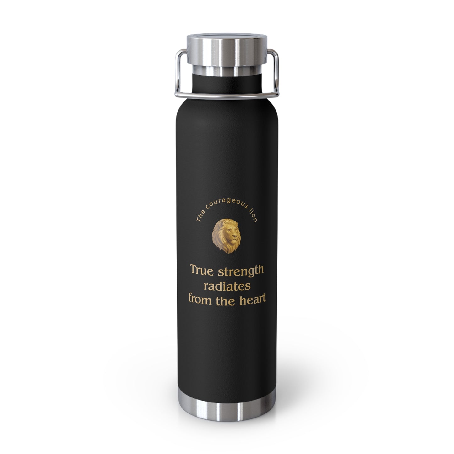 Affirmation Essentials - Lion (Go Bold) - Copper Vacuum Insulated Canteen, 22oz