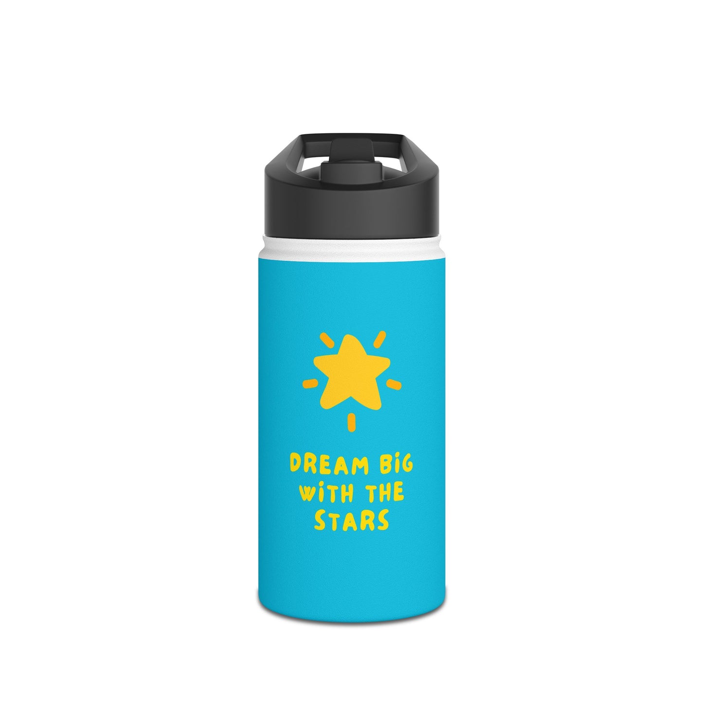 Kids Series - Dream Big - Stainless Steel Water Bottle, Standard Lid