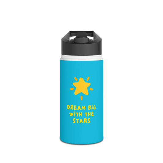 Kids Series - Dream Big - Stainless Steel Water Bottle, Standard Lid
