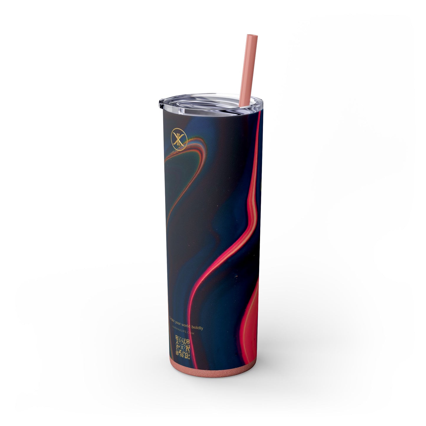 Skinny Tumbler with Straw, 20oz