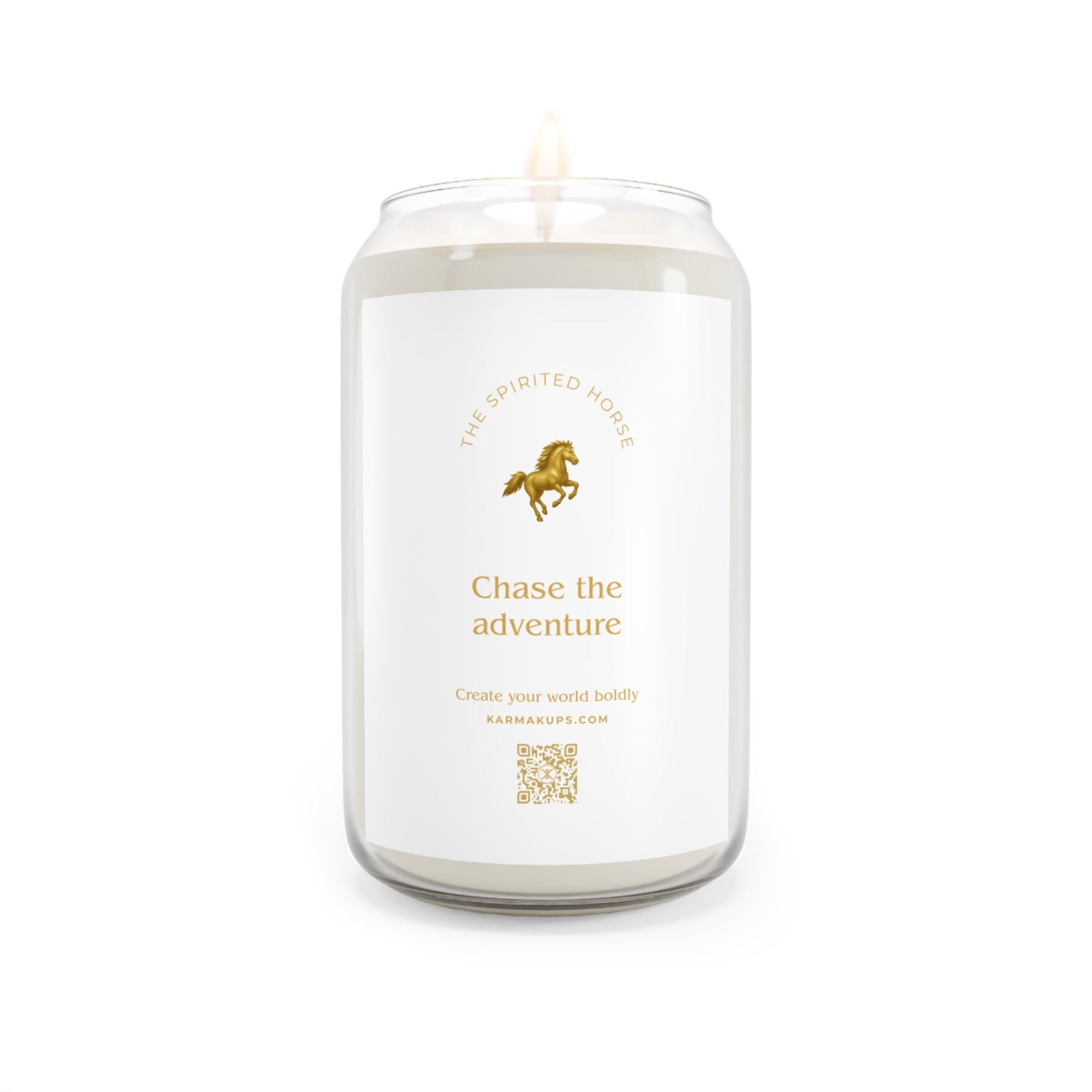 Karma Kandles - Horse - Scented Soy Candles, 13.75oz