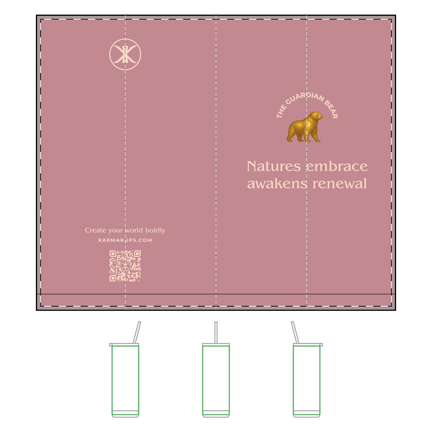 Affirmation Essentials - Bear - Maker Sip Tumbler,  20oz