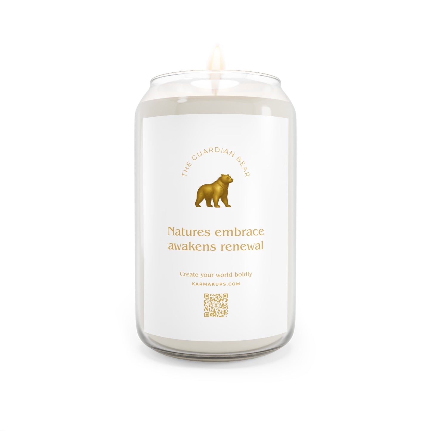Karma Kandles - Bear - Scented Soy Candles, 13.75oz