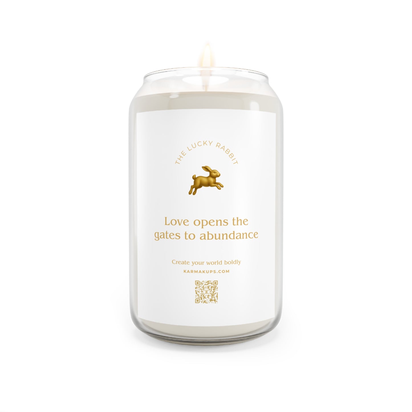 Karma Kandles - Rabbit - Scented Soy Candles, 13.75oz