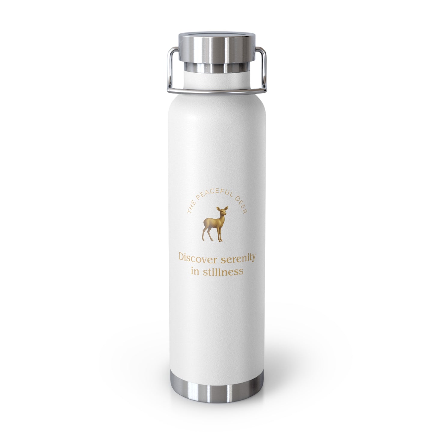 Affirmation Essentials - Deer (The Minimalist) - Copper Vacuum Insulated Canteen, 22oz