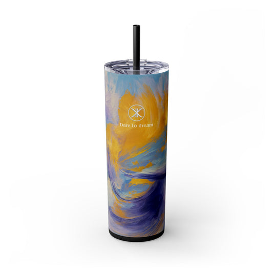 Artist Series - Cool Collective - Skinny Tumbler with Straw, 20oz