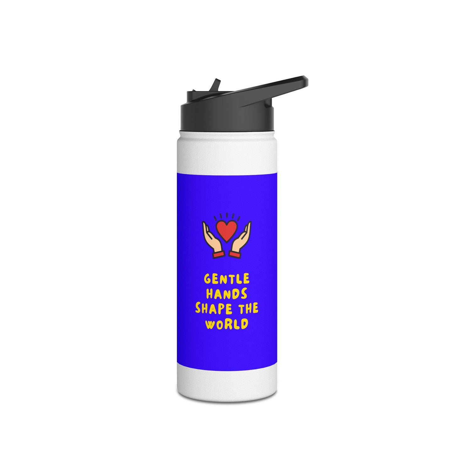 Kids Collection - Shape The World - Stainless Steel 12oz Water Bottle