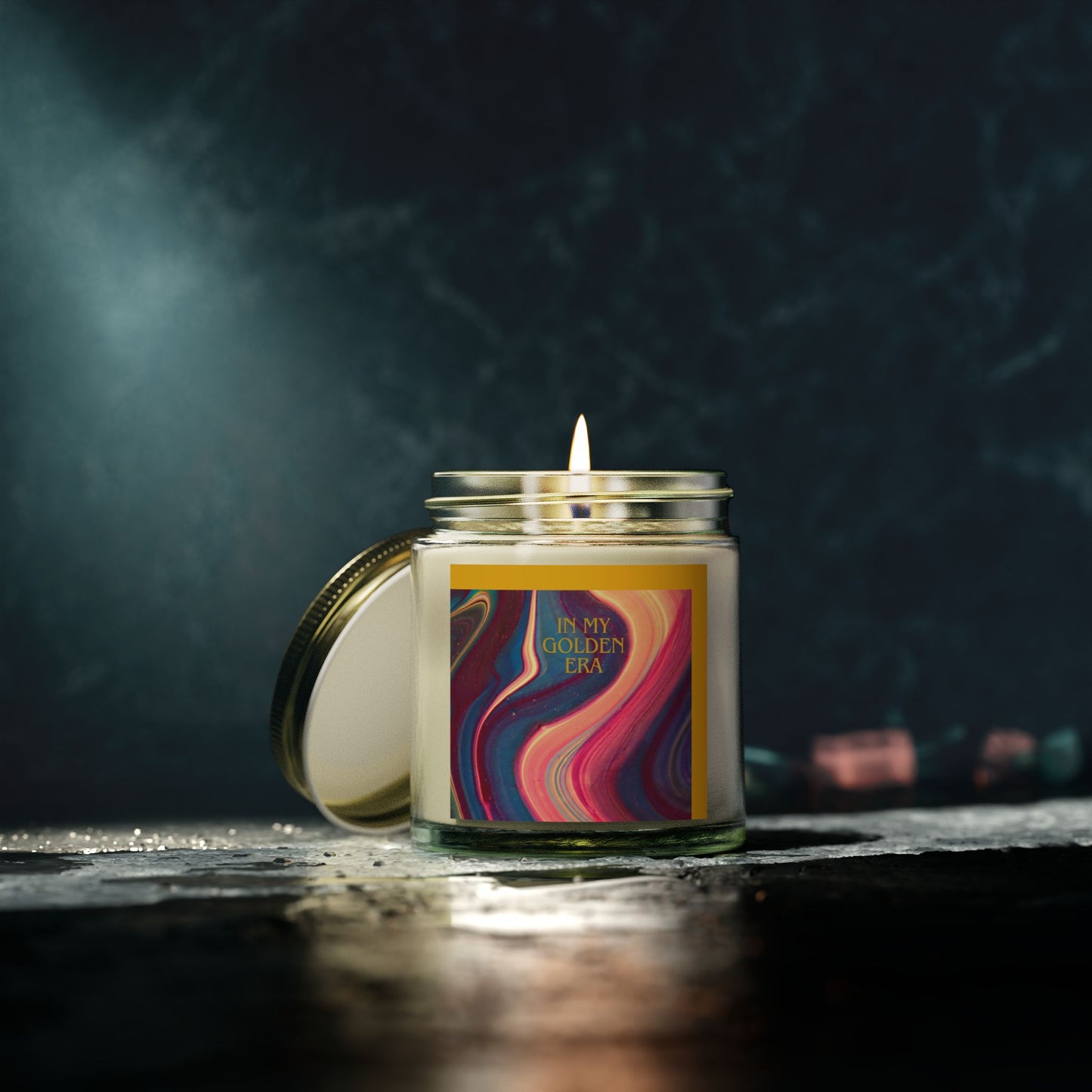 "In My Golden Era"  - 9oz Scented Candle in Aromatherapy Jar - Perfect for Self-Care & Spiritual Moments