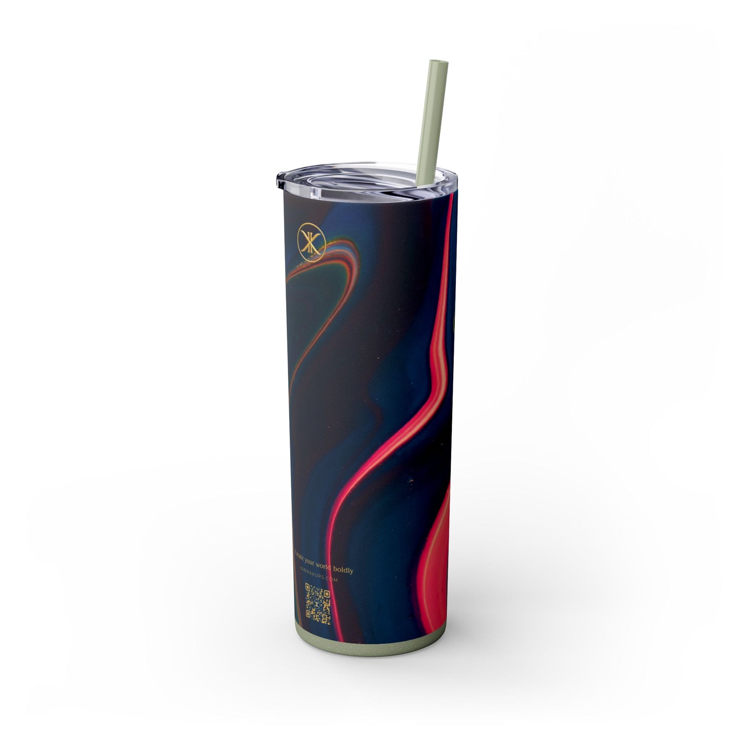 Skinny Tumbler with Straw, 20oz
