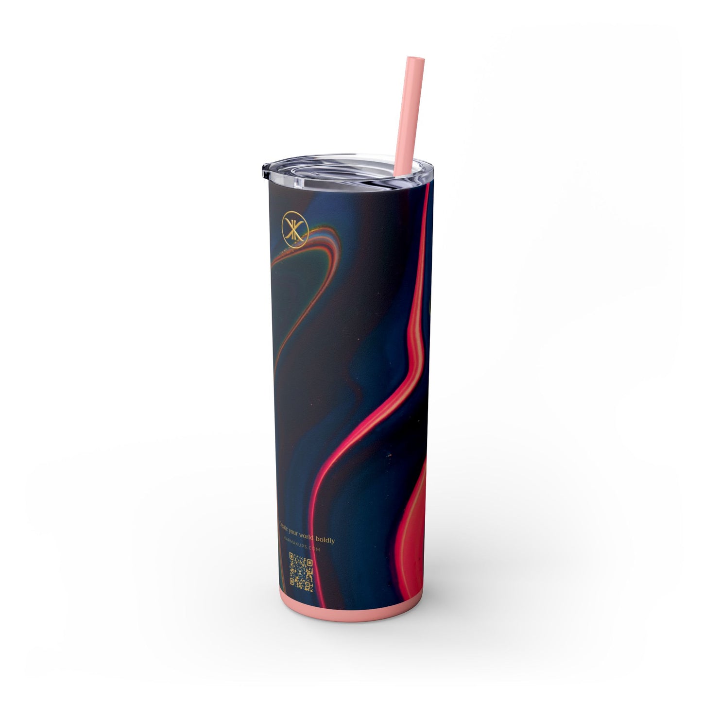 Skinny Tumbler with Straw, 20oz