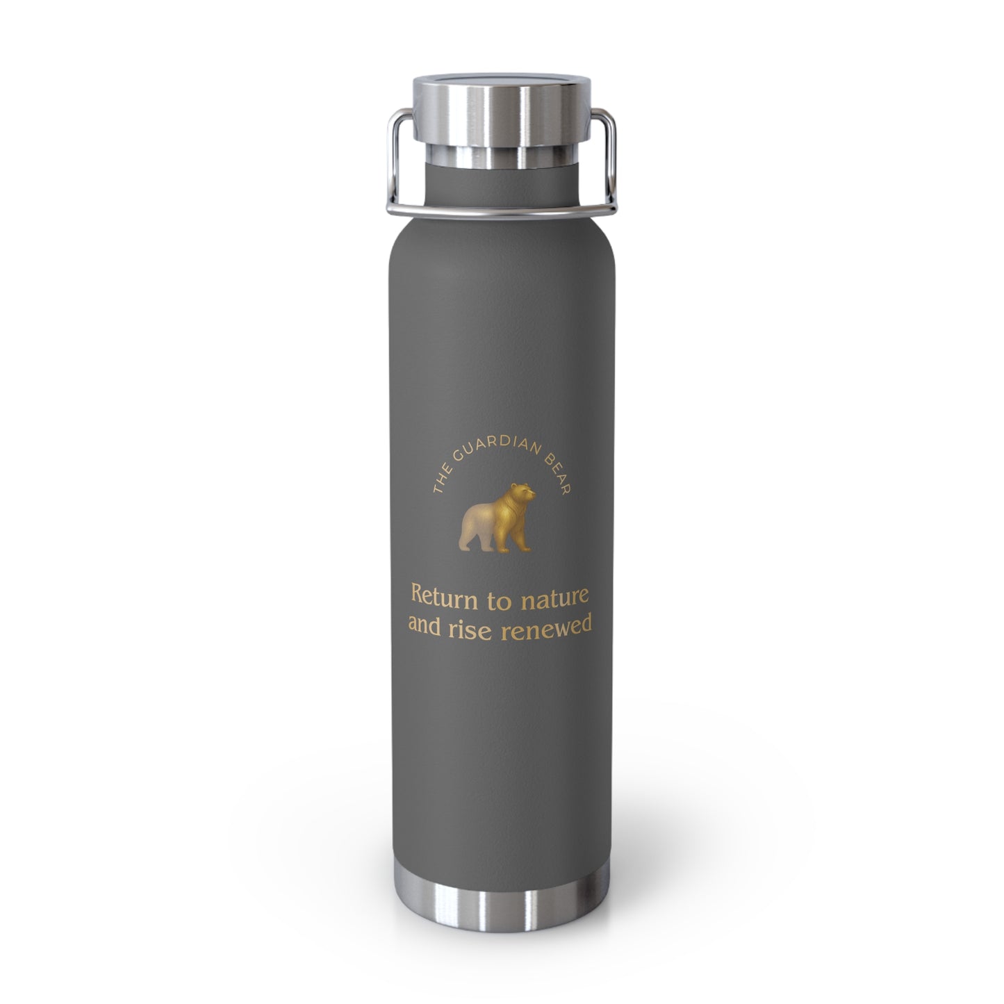 Affirmation Essentials - Bear (The Minimalist) - Copper Vacuum Insulated Canteen, 22oz