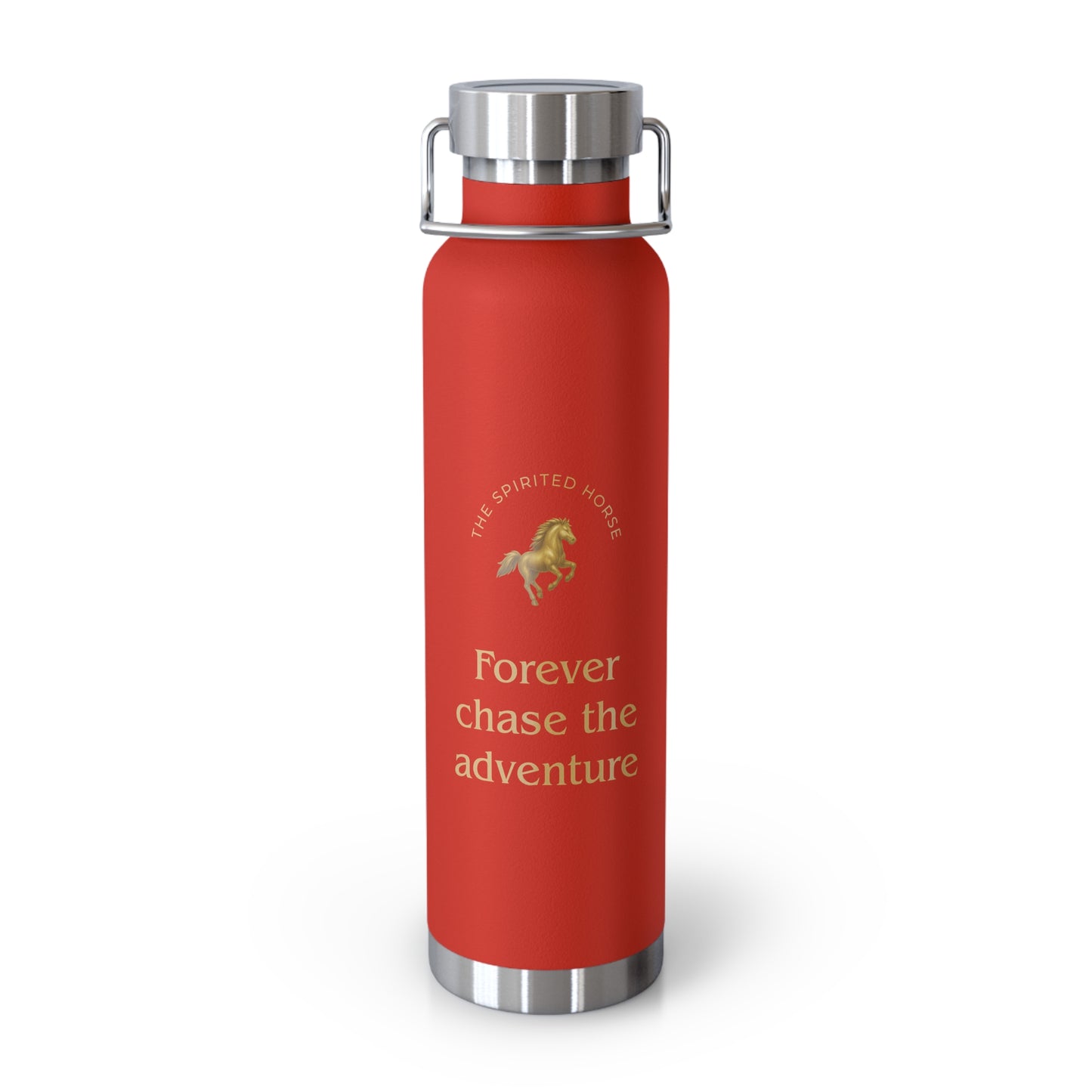 Affirmation Essentials - Horse (Go Bold) - Copper Vacuum Insulated Canteen, 22oz
