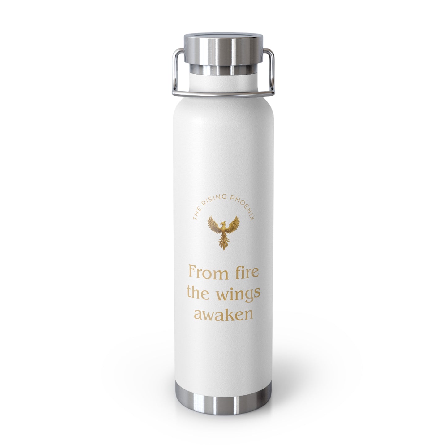Affirmation Essentials - Phoenix (Go Bold) - Copper Vacuum Insulated Canteen, 22oz